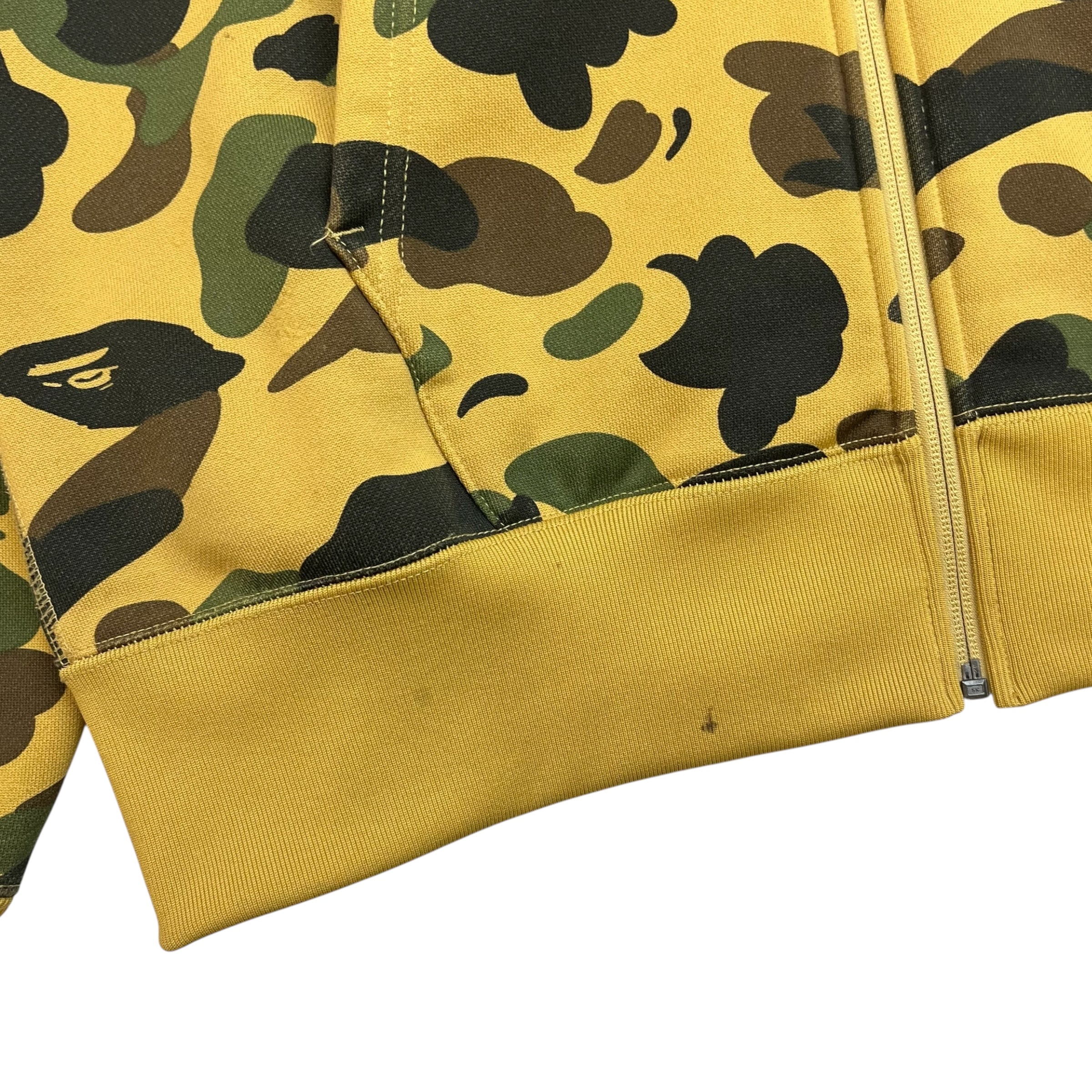 Bape 1st Camo Patched Wide Full Zip Hoodie