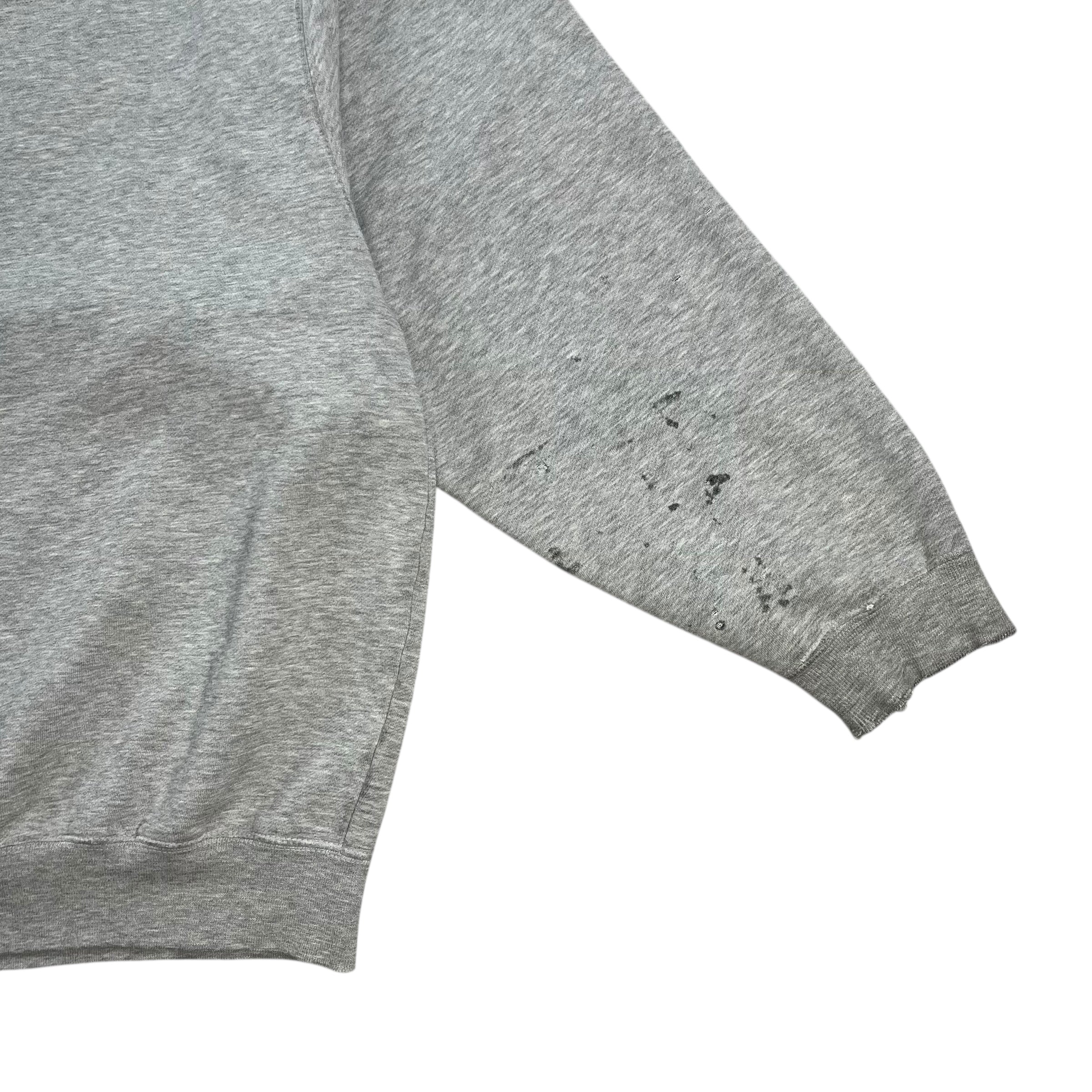 Vintage Nike Stanford Basketball Crewneck Light Grey
