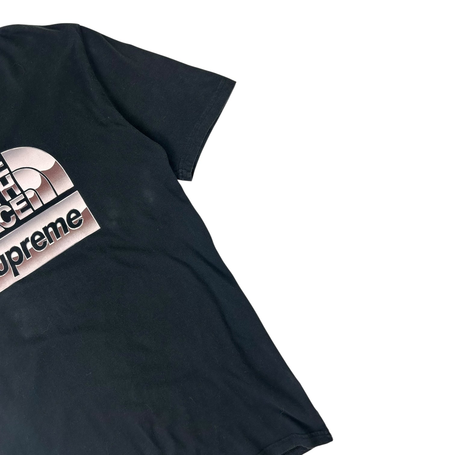 Supreme X Northface Metallic Logo T-Shirt Black