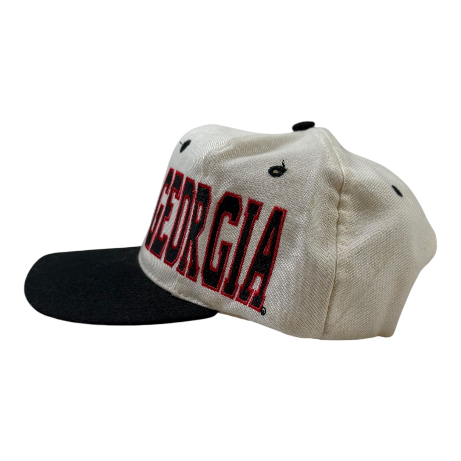 Vintage Apex Georgia Bulldogs SnapBack Hat White