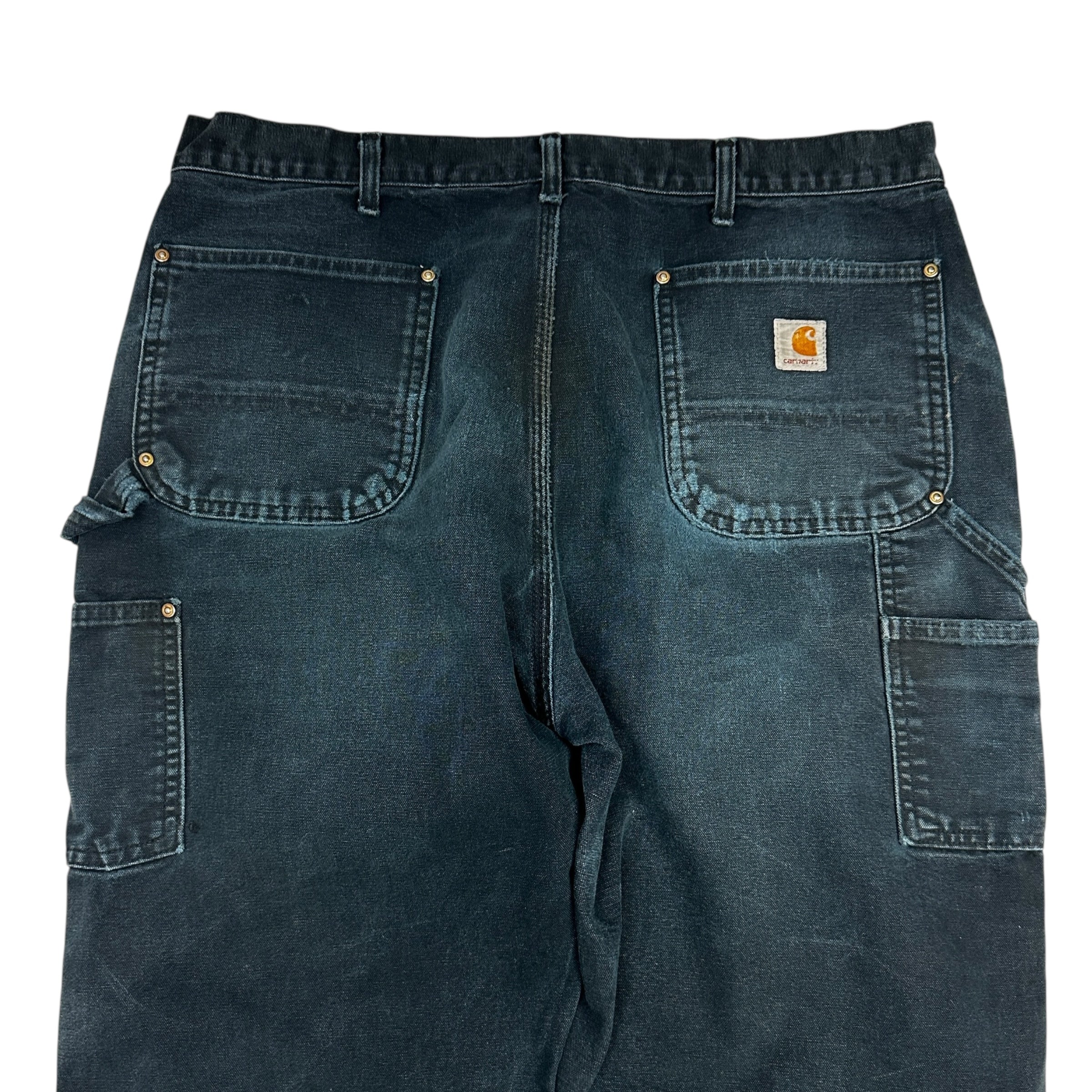Vintage Carhartt Double Knee Cargo Pants Black