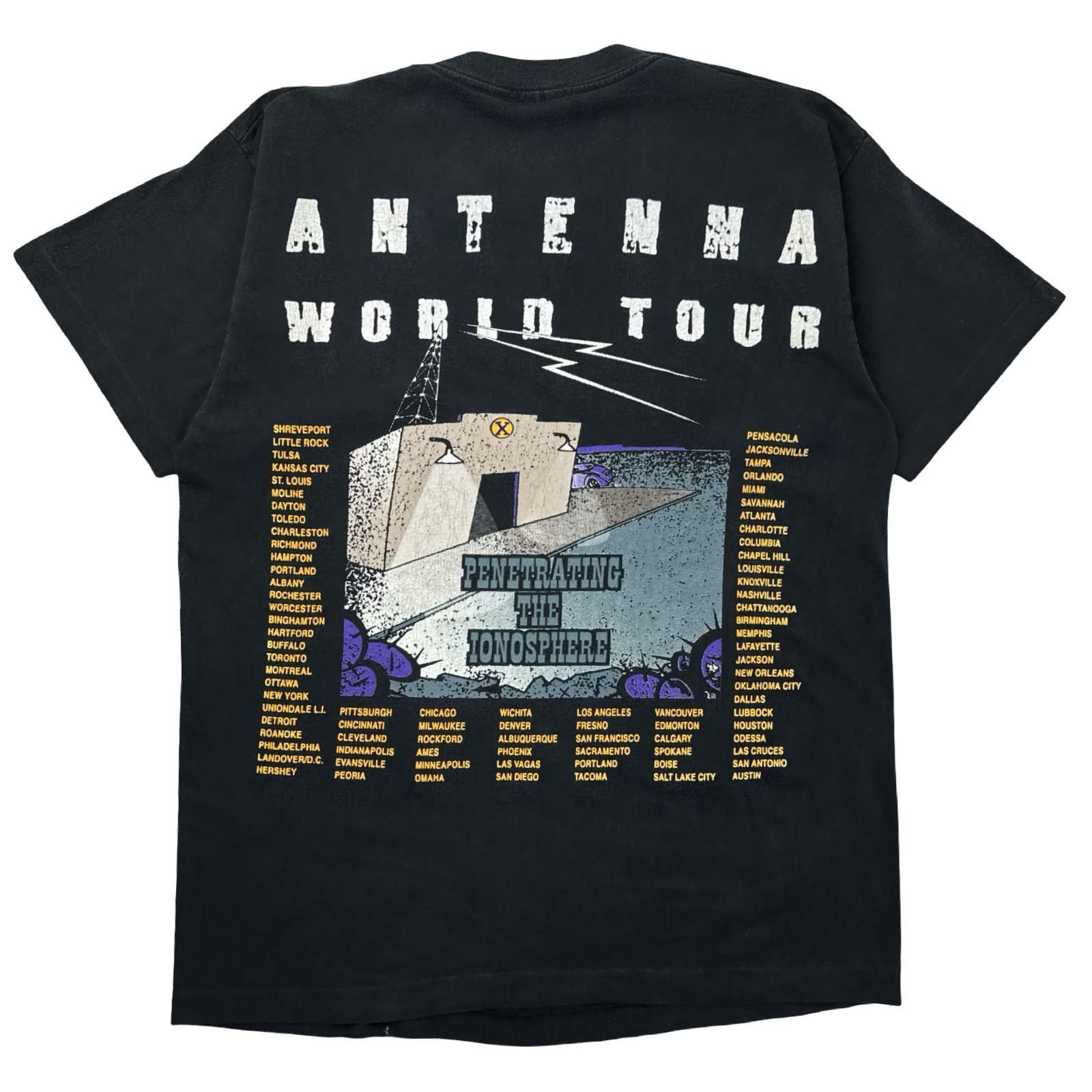 Vintage ZZ Top ‘Antenna World Tour’ Band T-Shirt