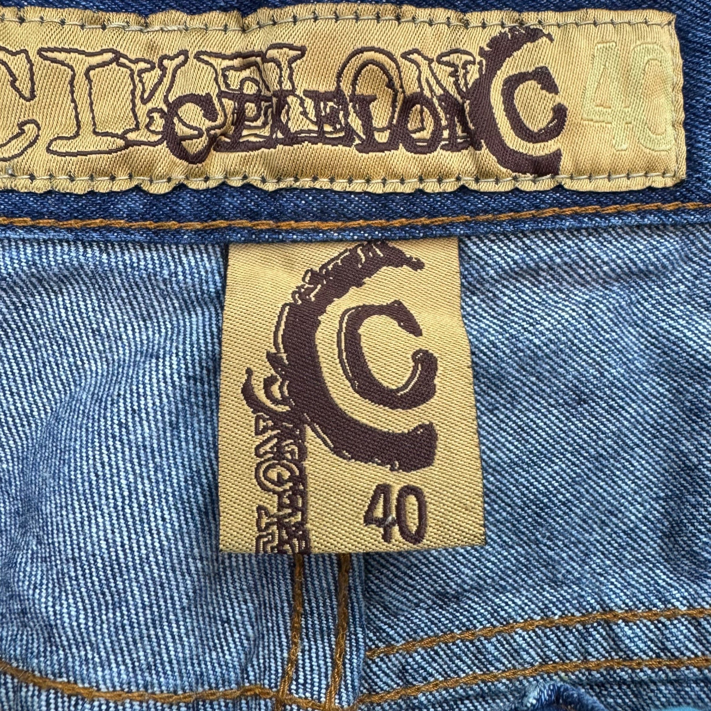Vintage Cikelon Jeans Denim Shorts Indigo Blue