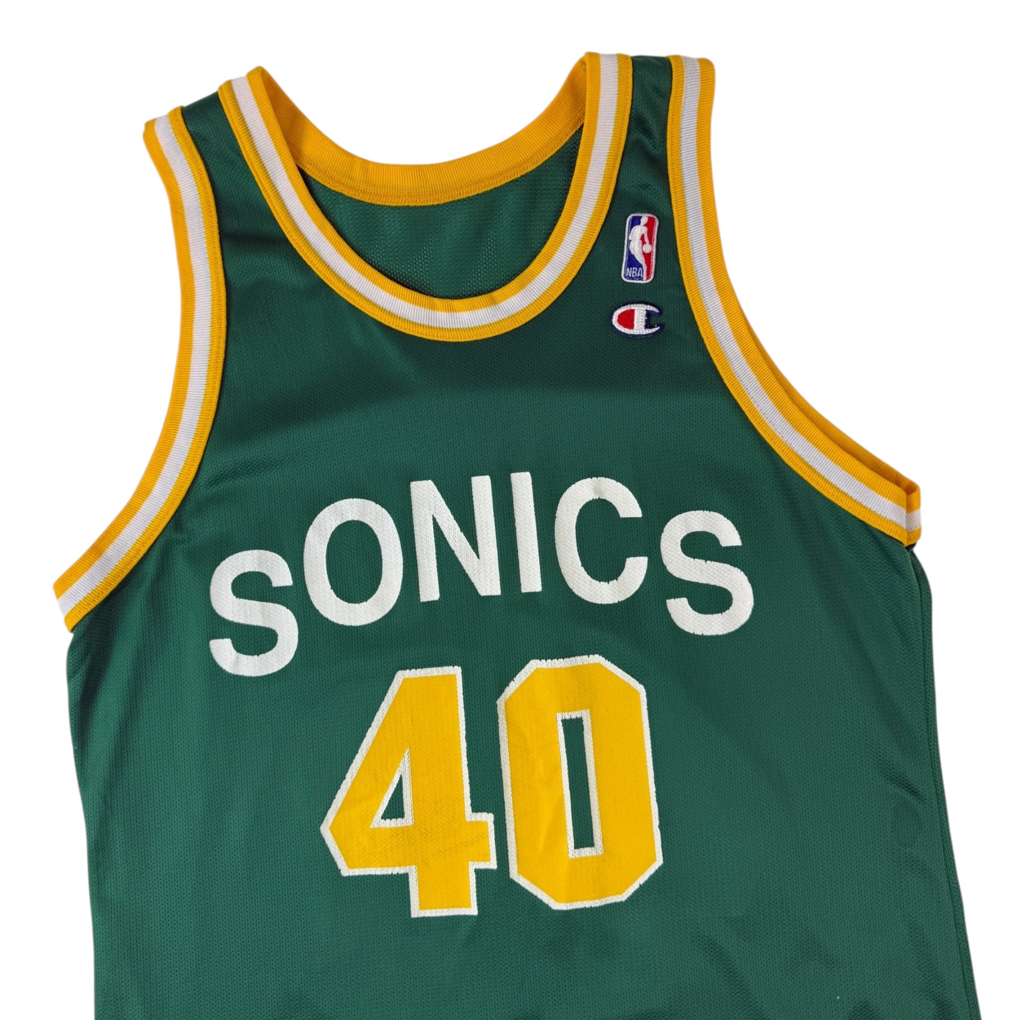 Shawn Kemp Seattle Sonics Champion Basketball Jersey