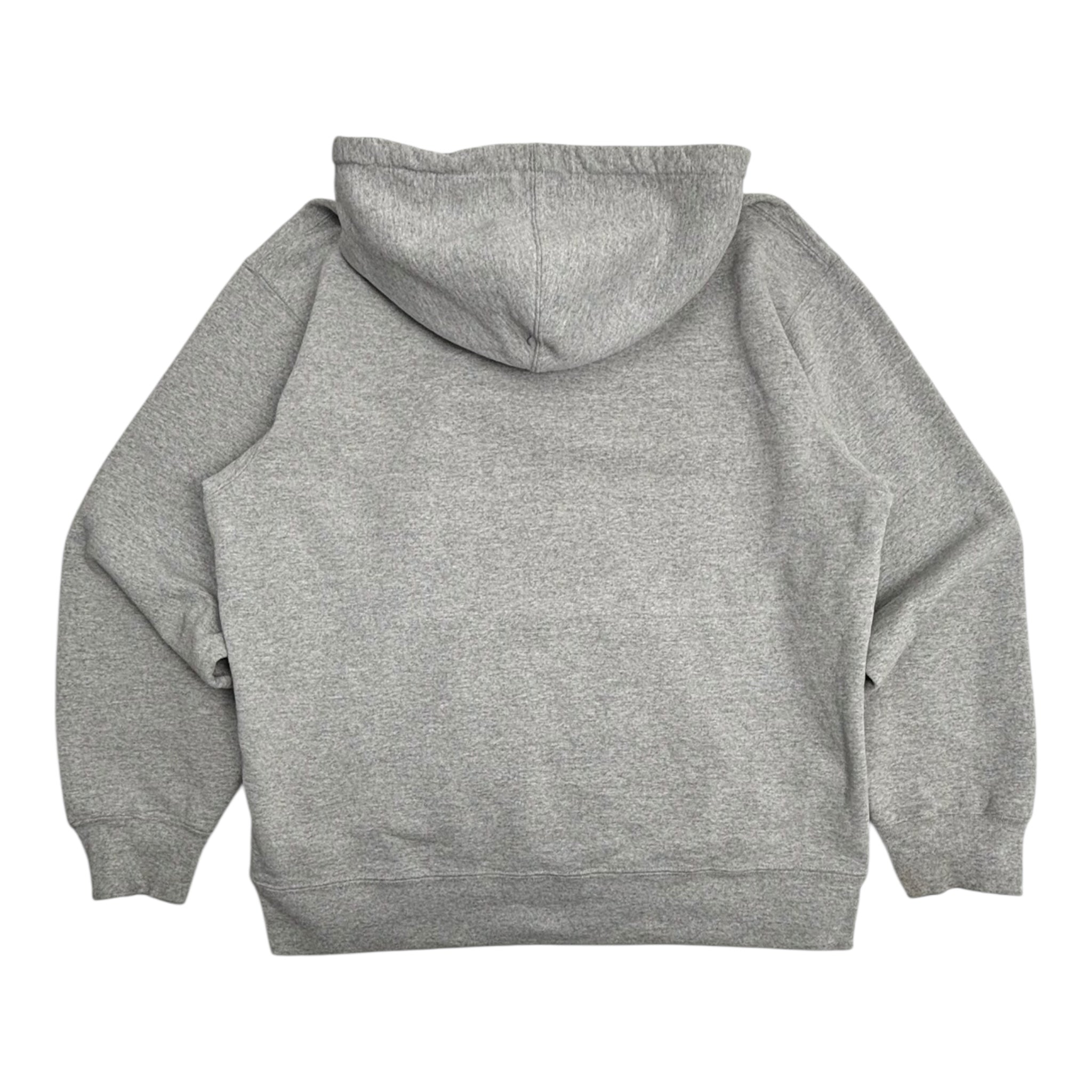 Supreme Burberry Box Logo Hooded Sweatshirt Heather Grey