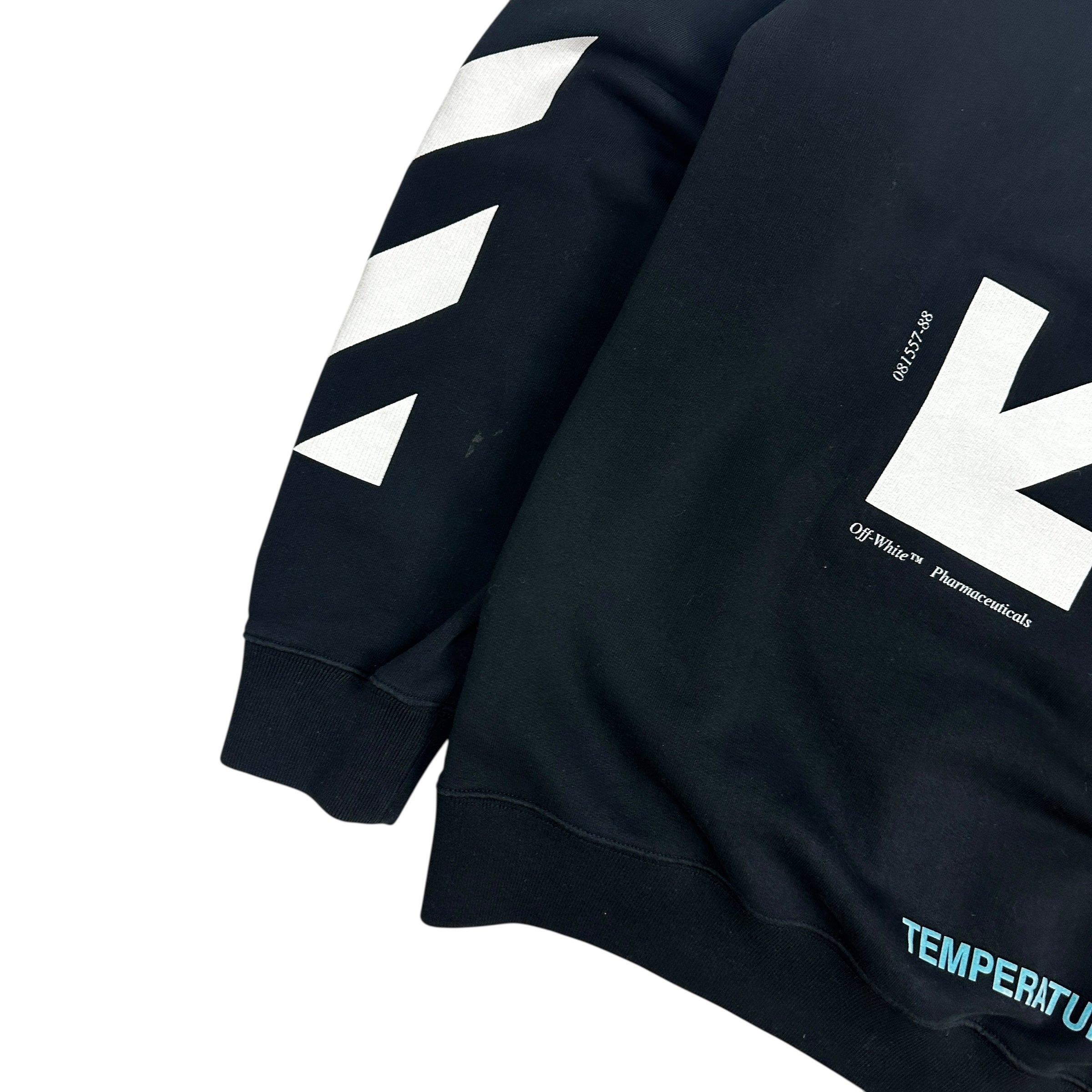 Off White Mona Lisa Arrows Hoodie Black/White