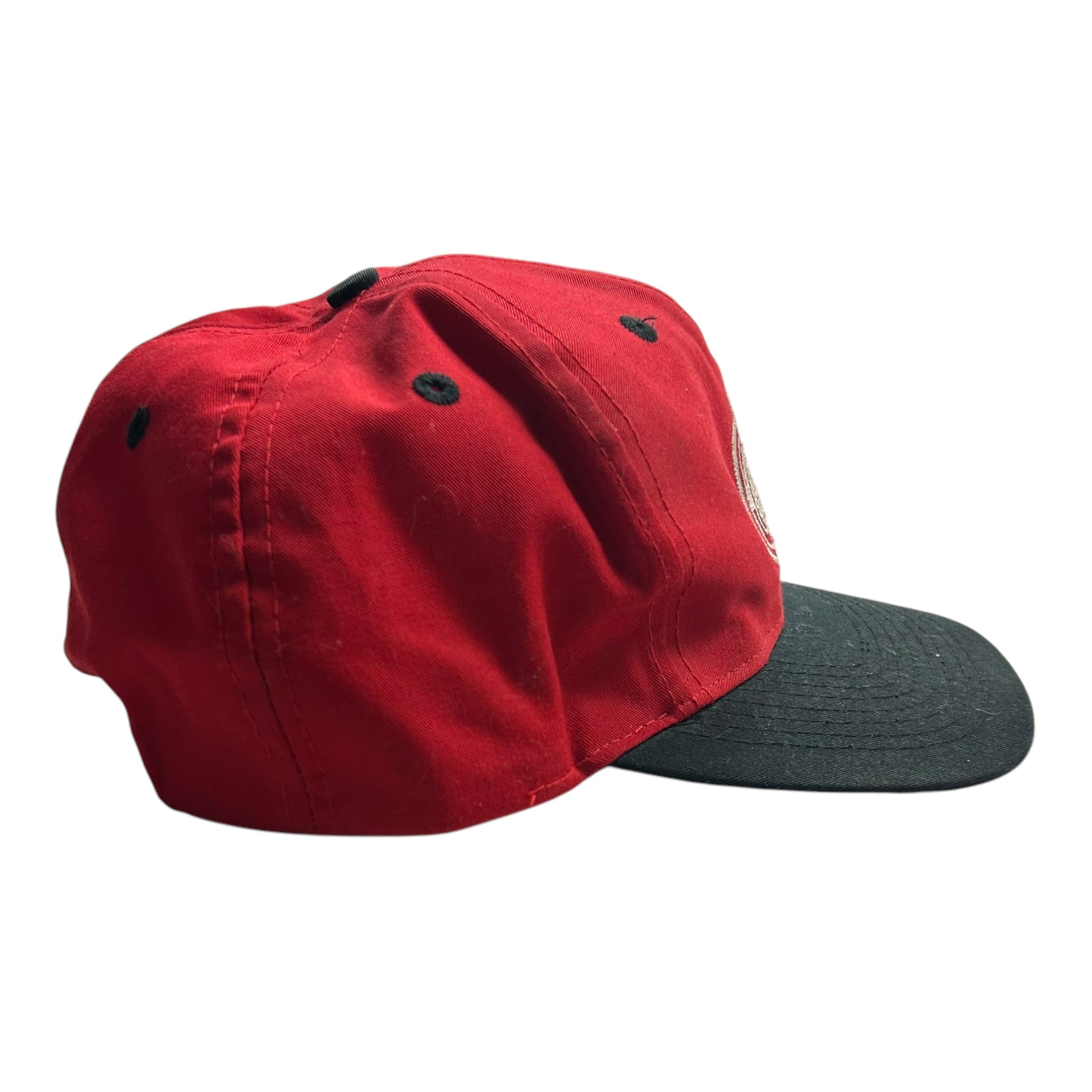 Vintage Detroit Red Wings Logo 7 Hat Red/Black