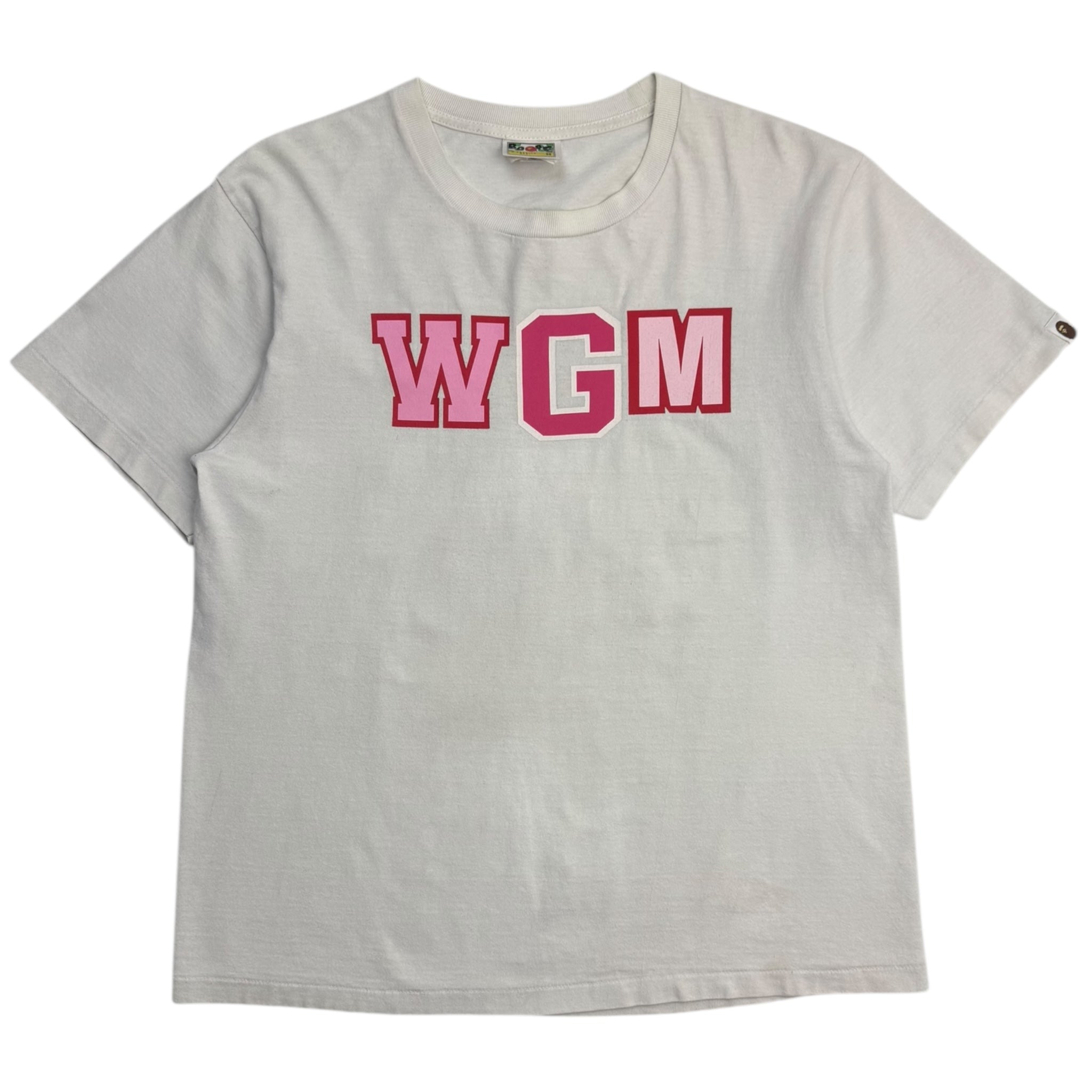 BAPE ABC Camo Milo Shark Tee White