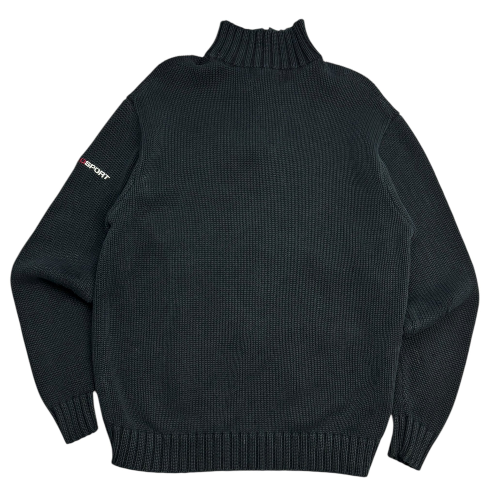 Vintage Polo Sport Knit Quarter Zip Sweater
