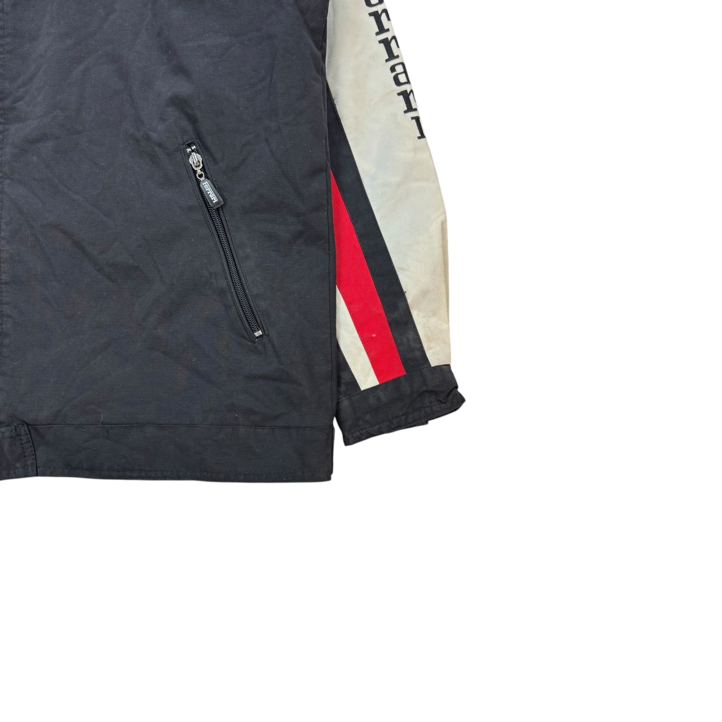 Vintage Ferrari Michael Schumacher Racing Jacket Black Red White