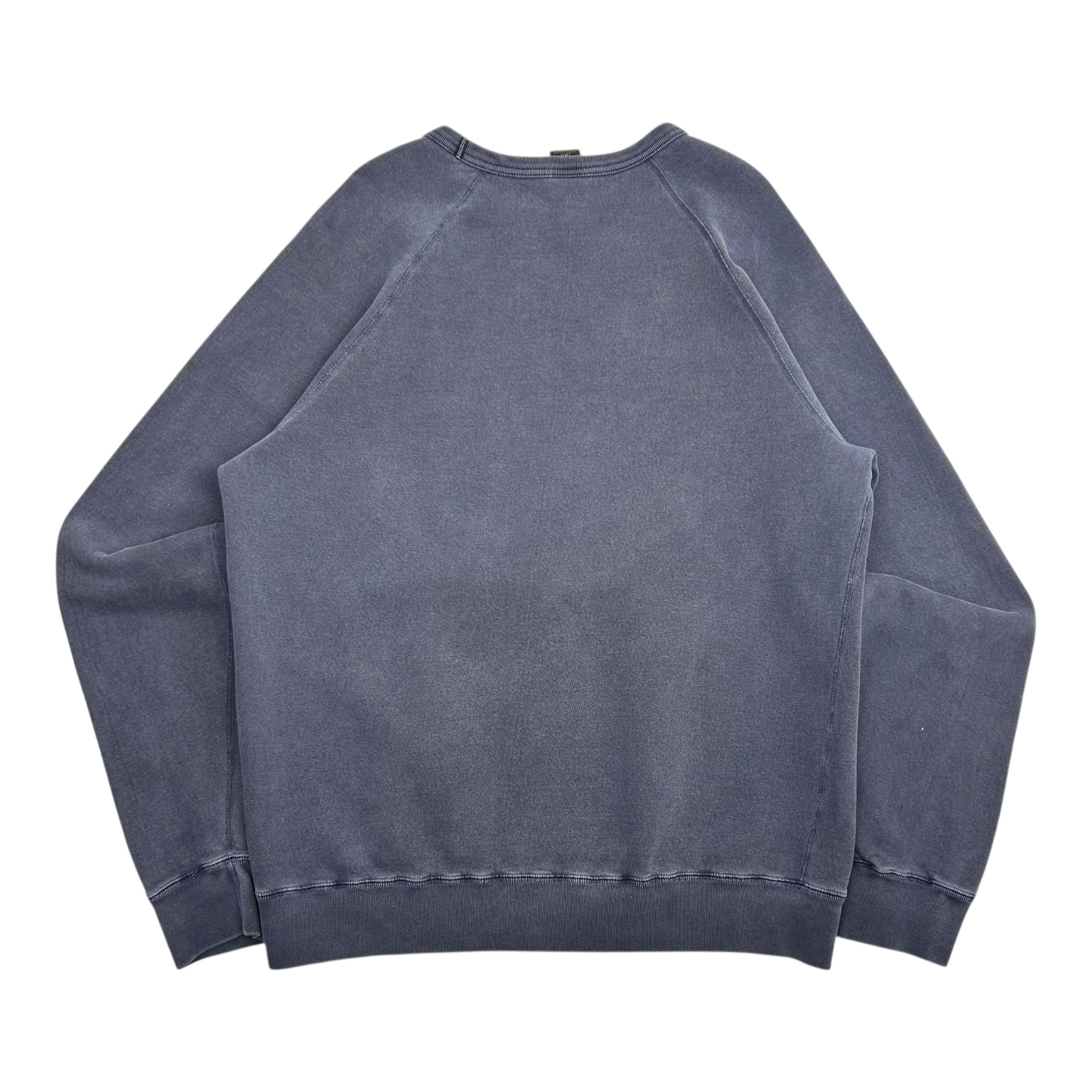 OVO Garment Dyed Stitch Logo Sweater Navy