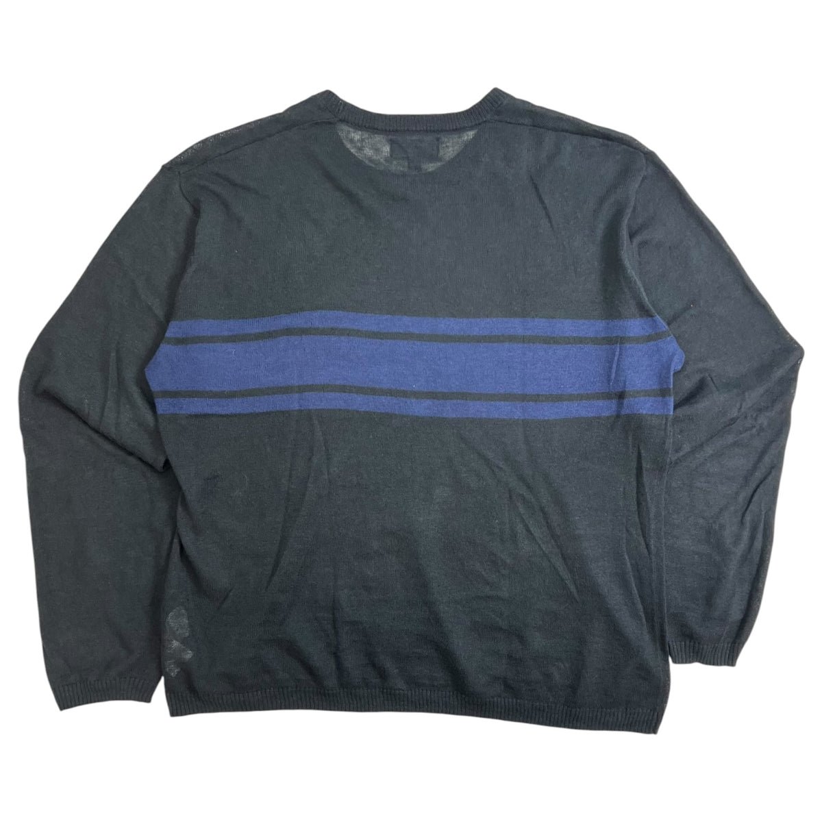 Stussy Lightweight Knit Striped Sweater Black