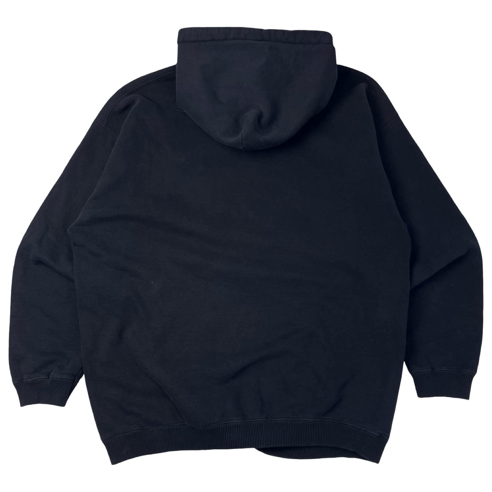 Vintage Nike Embroidered Pocket Swoosh Hoodie Black