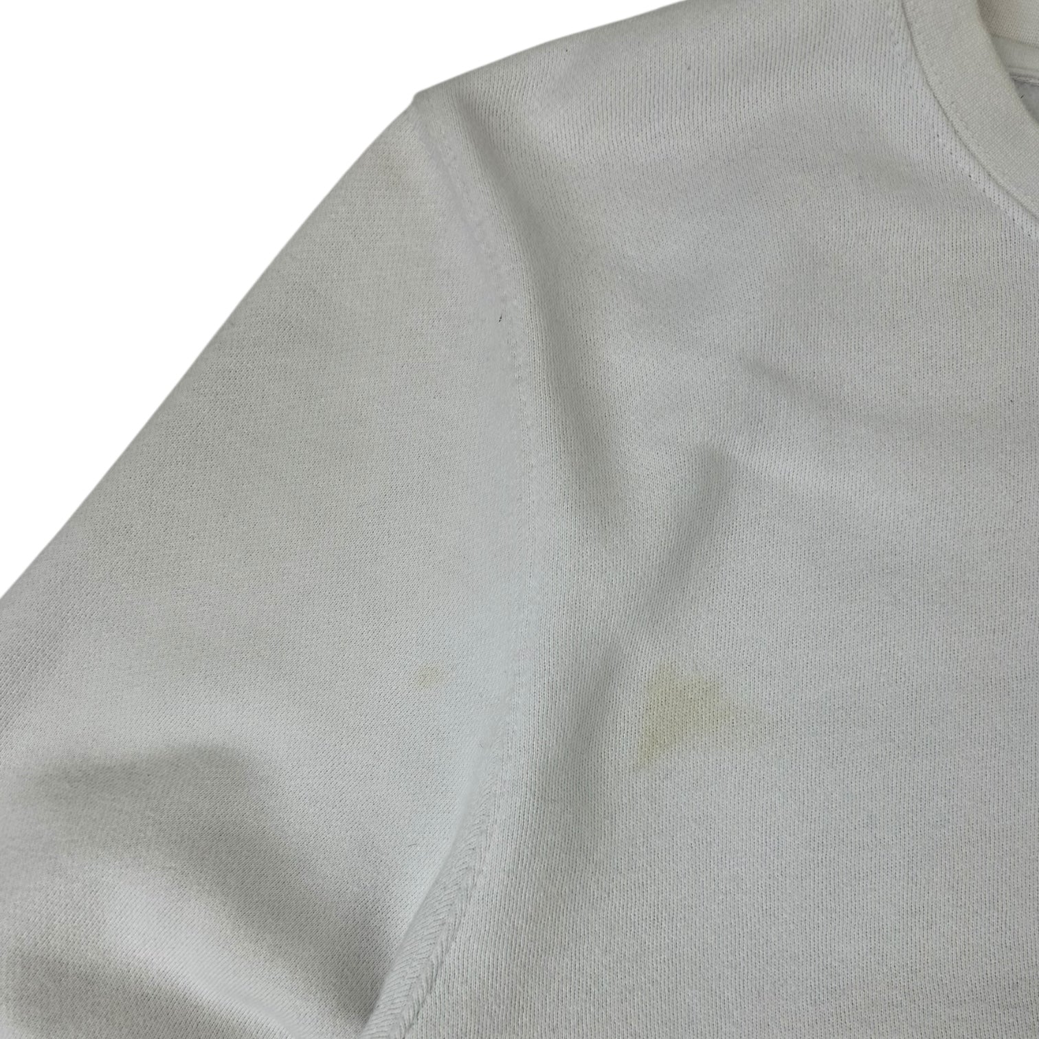 Stussy Basic Stock Logo Crewneck White