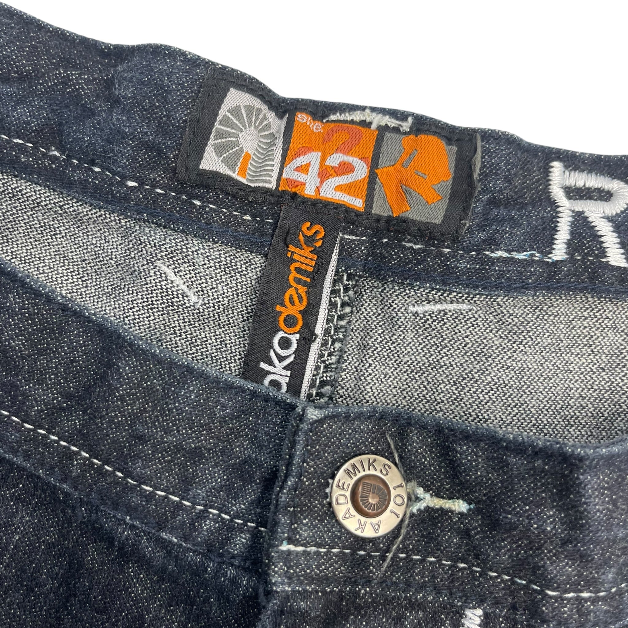 Vintage Y2K Akademiks Black Denim Jorts