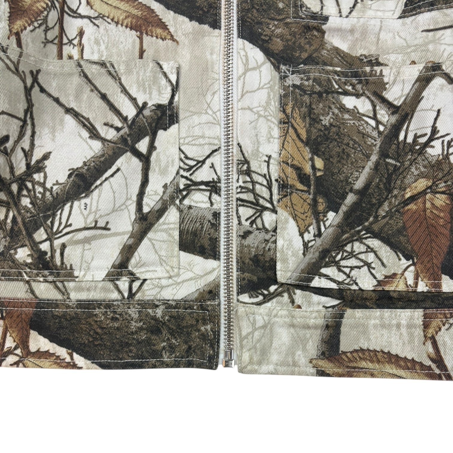 Stussy Zip Work Jacket RealTree Edge Snow