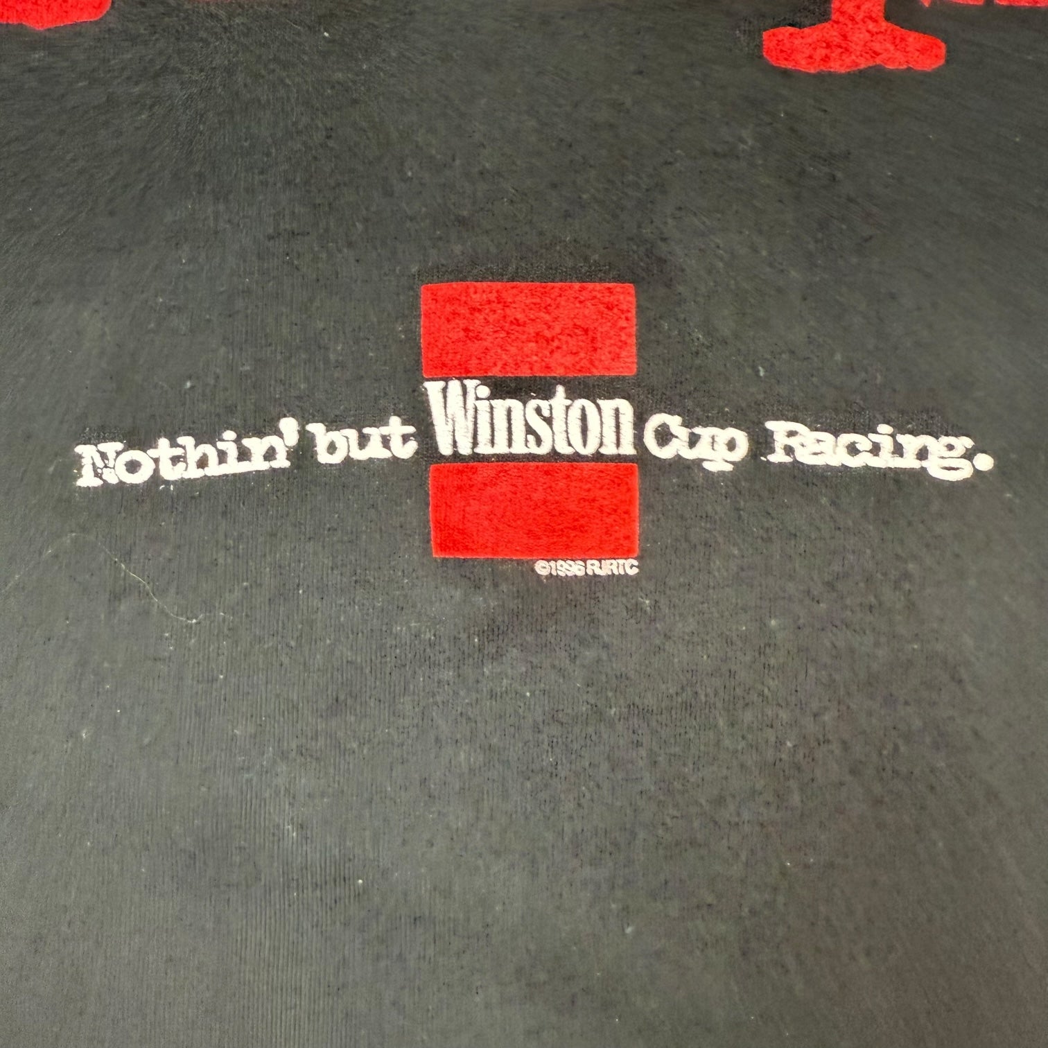 Vintage NASCAR Winston Cup Series ‘… 3 Wide At 200…’ Tee Black