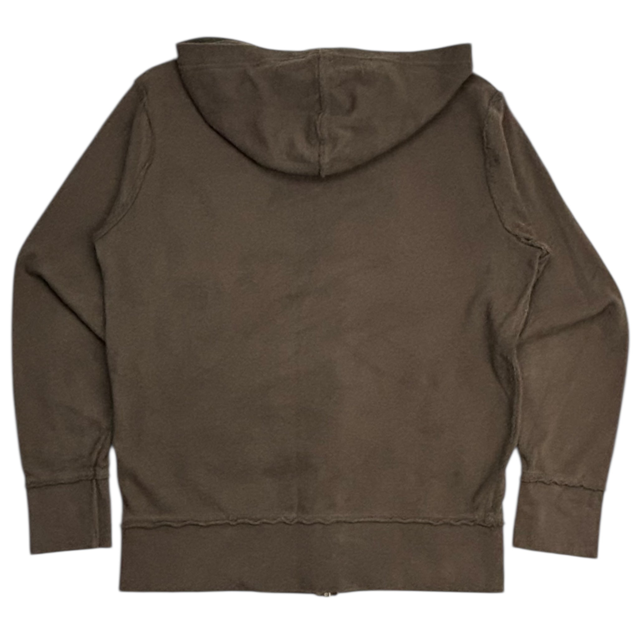 Vintage Y2K Aeropostale inside Out Zip Hoodie Brown