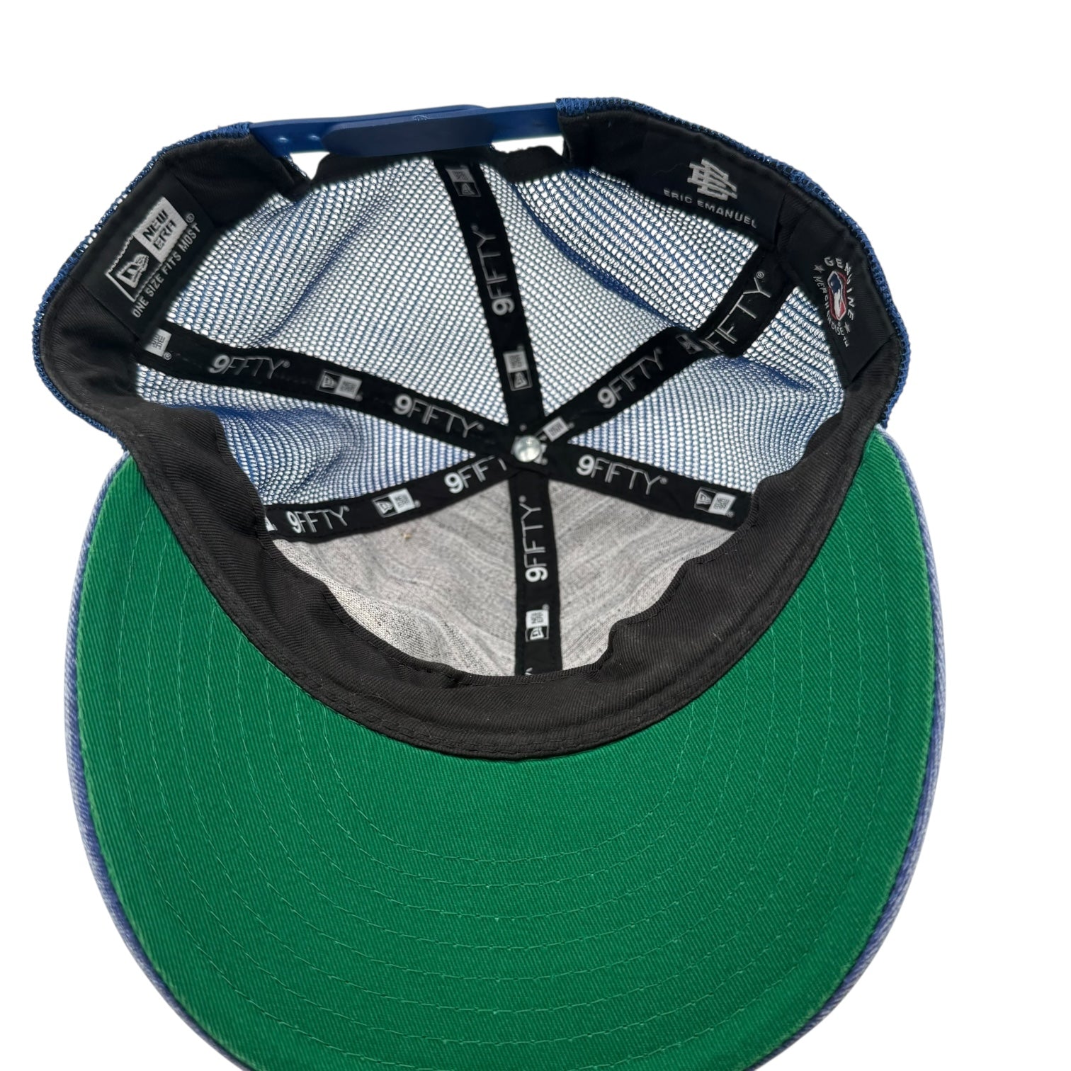 Eric Emanuel New Era Dodgers Trucker Hat Blue