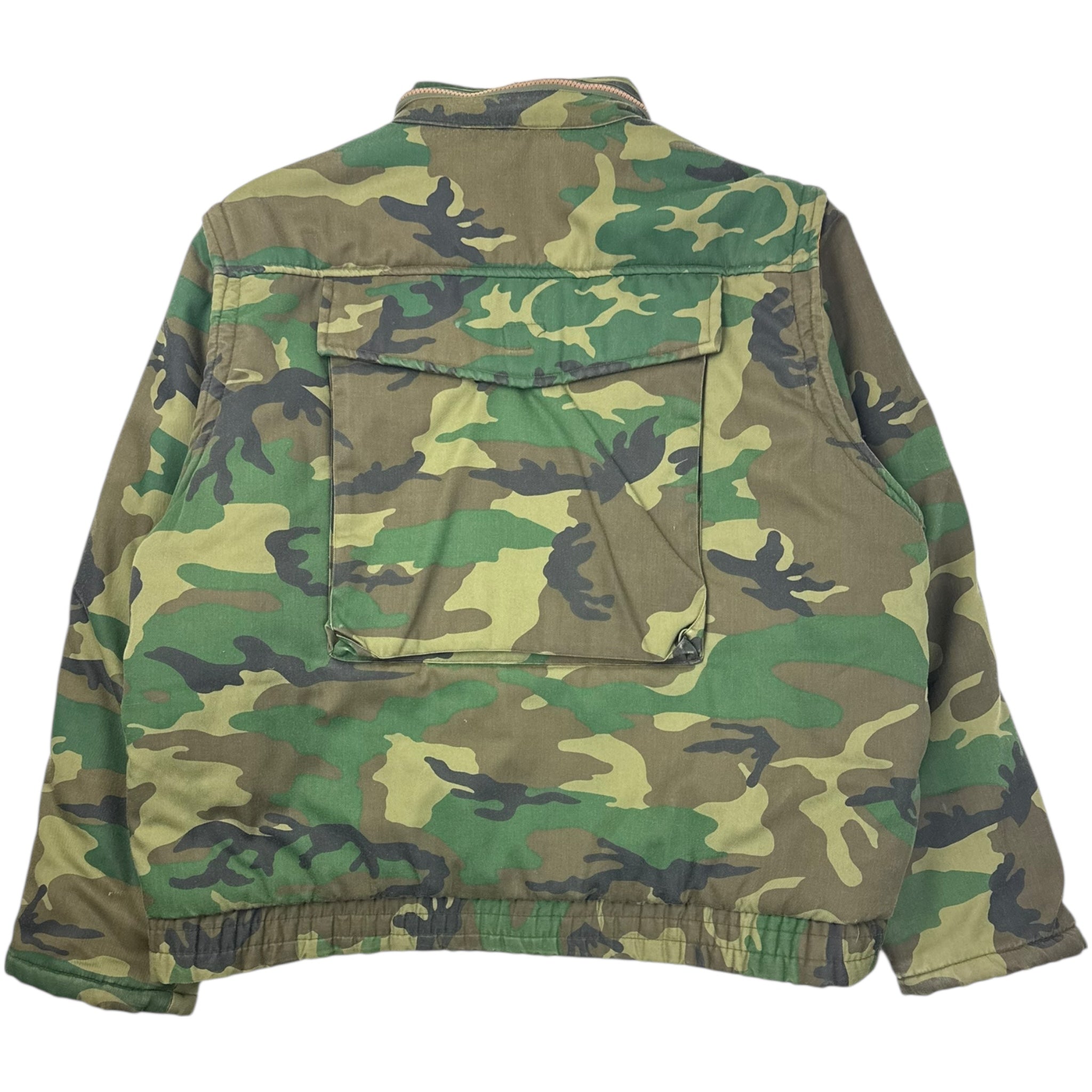 Vintage Y2K Militaire Camo Tactical Zip Jacket