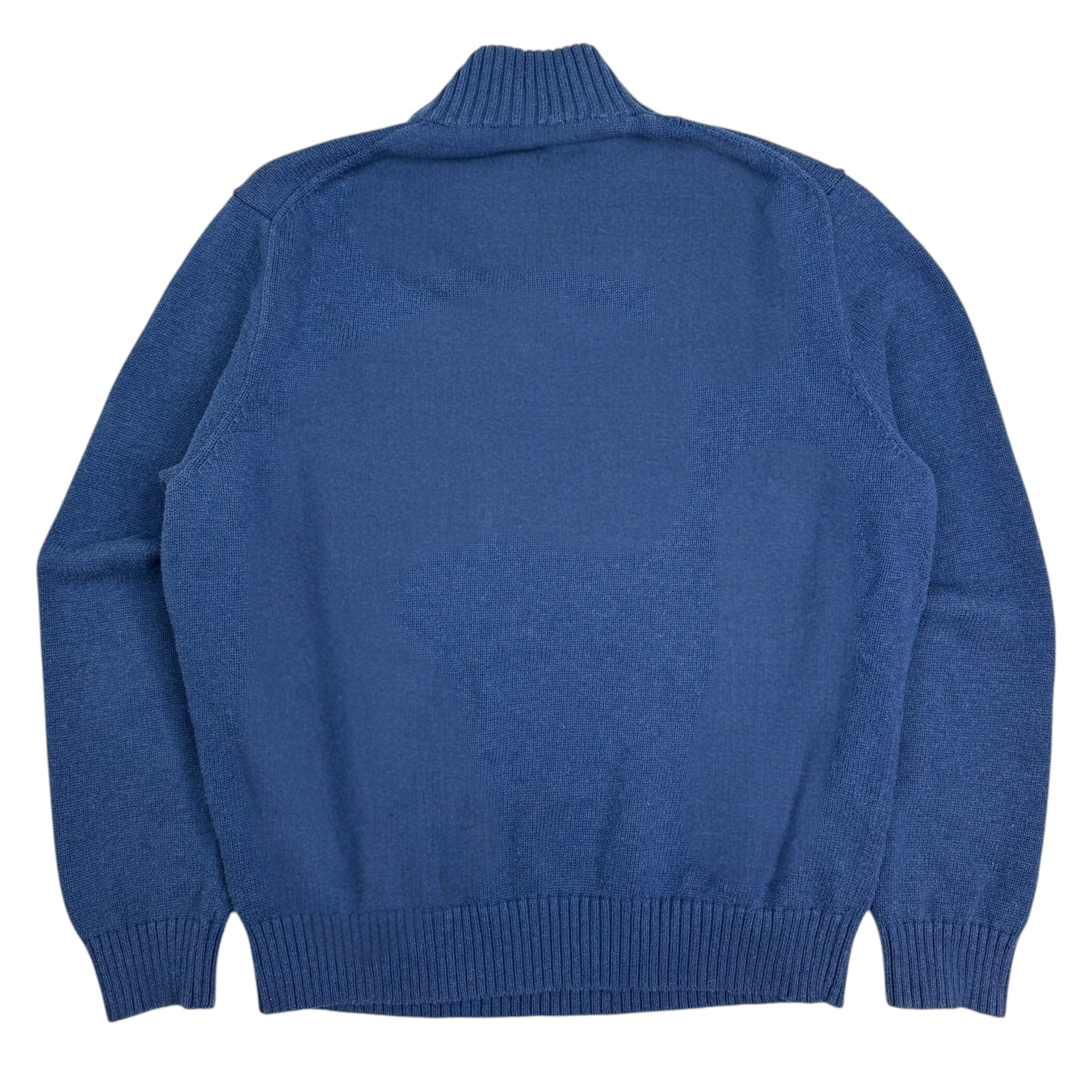 Polo Ralph Lauren Knit Quarter Zip Sweater Blue