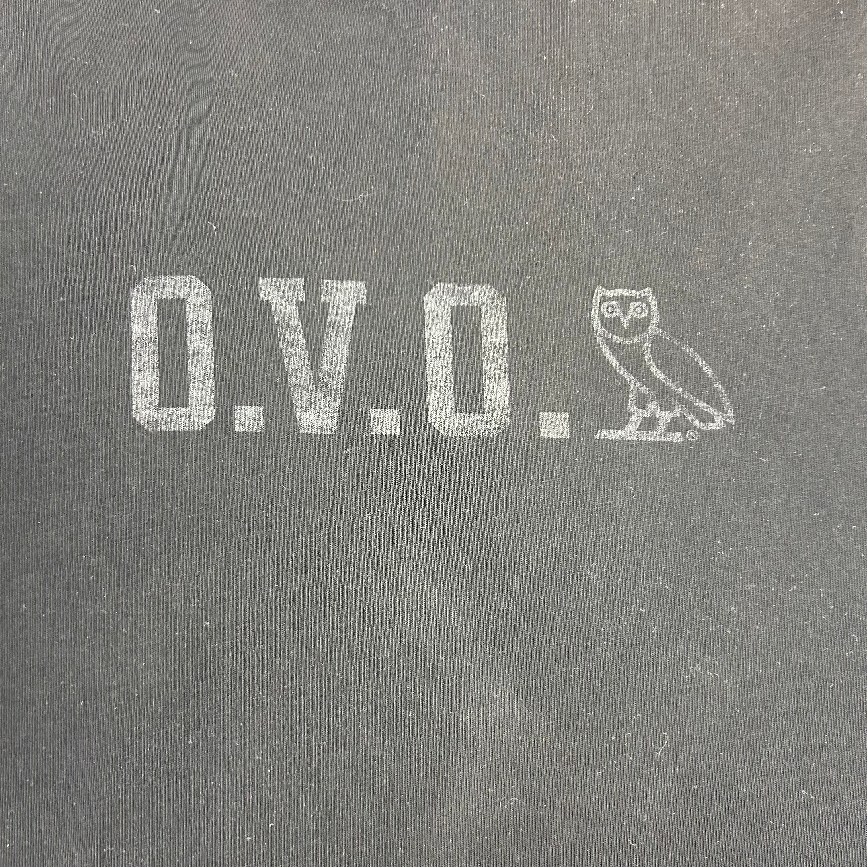 OVO Fade Spellout Tee Black