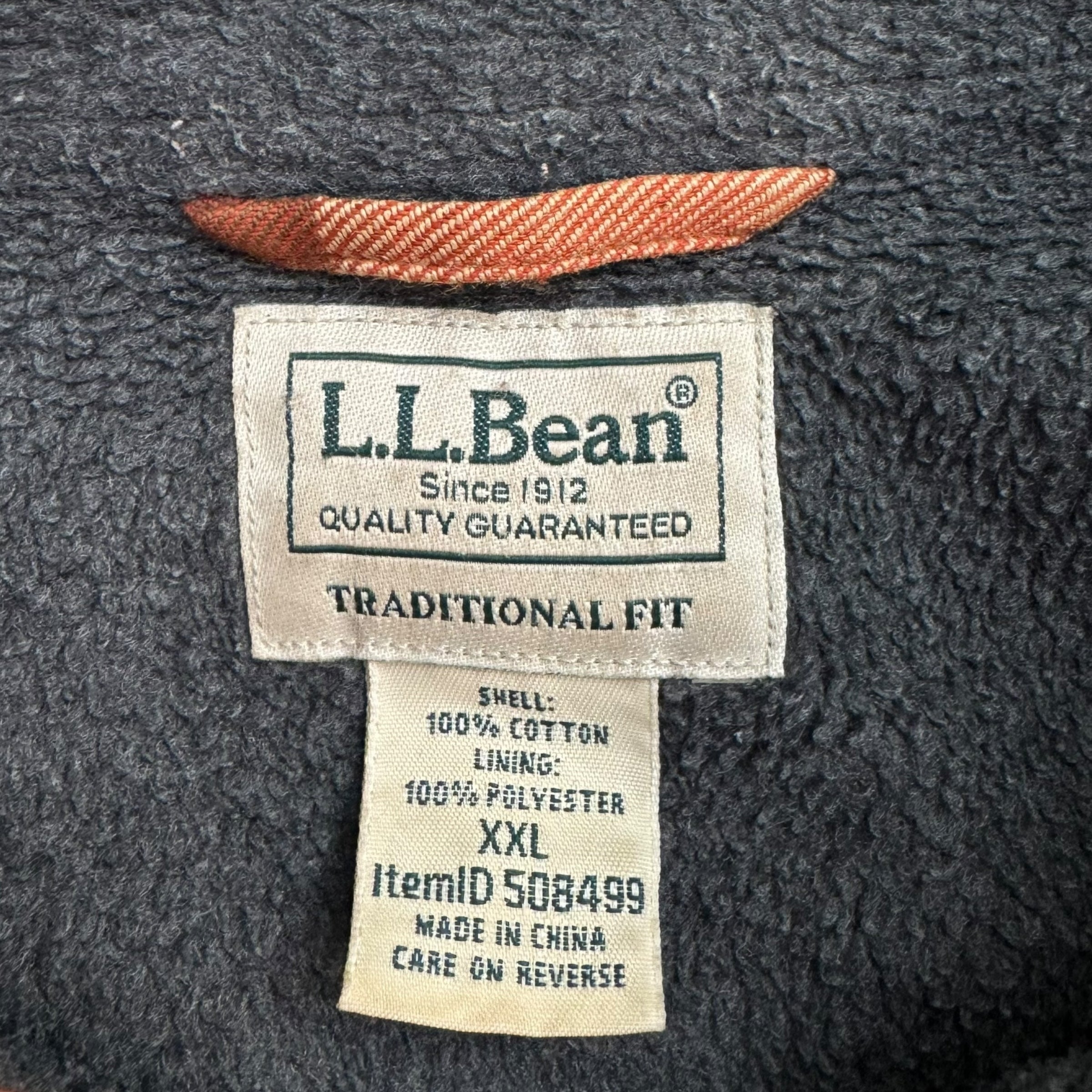 Vintage LL Bean Plaid Flannel Jacket