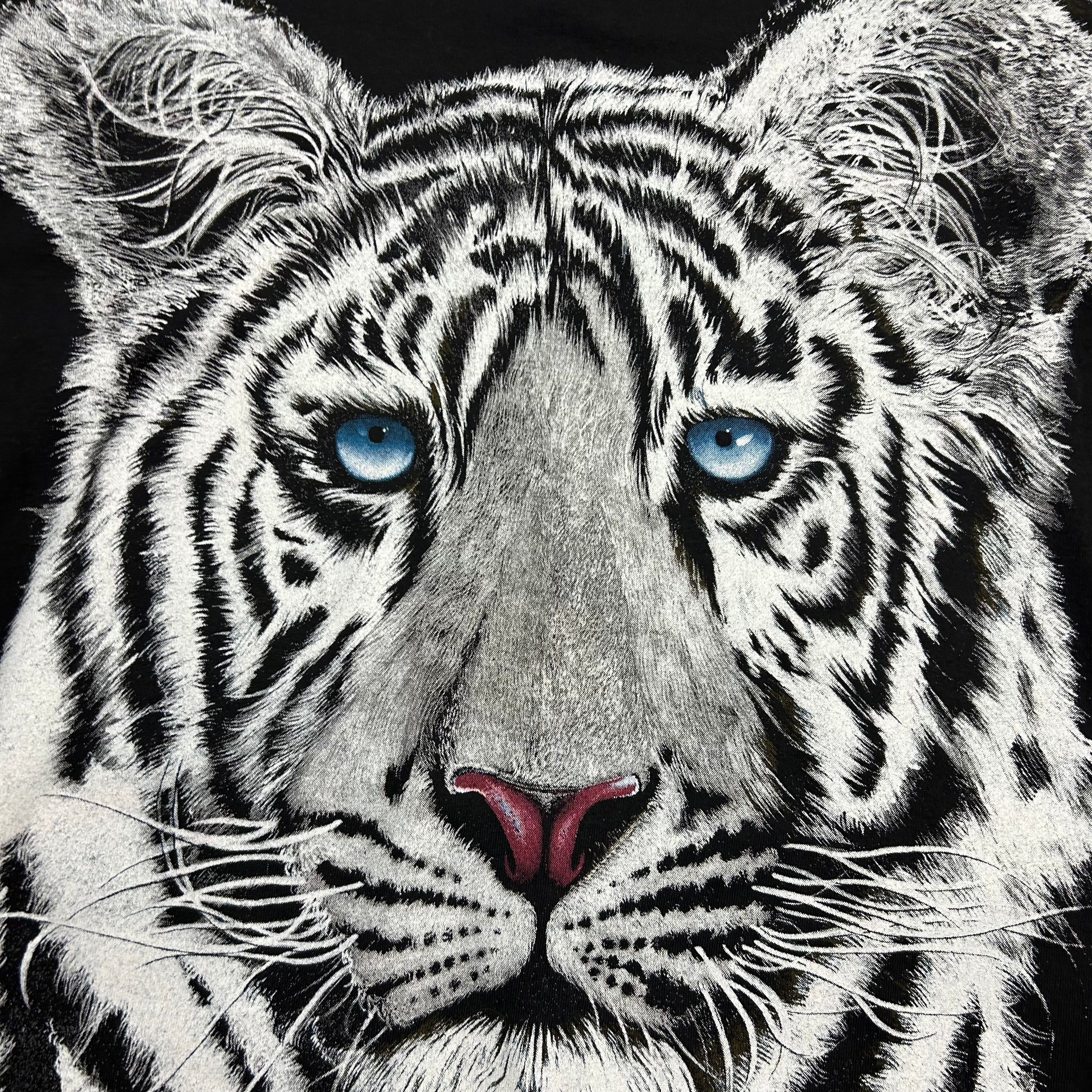 1992 White Lion Big Print Tee Black