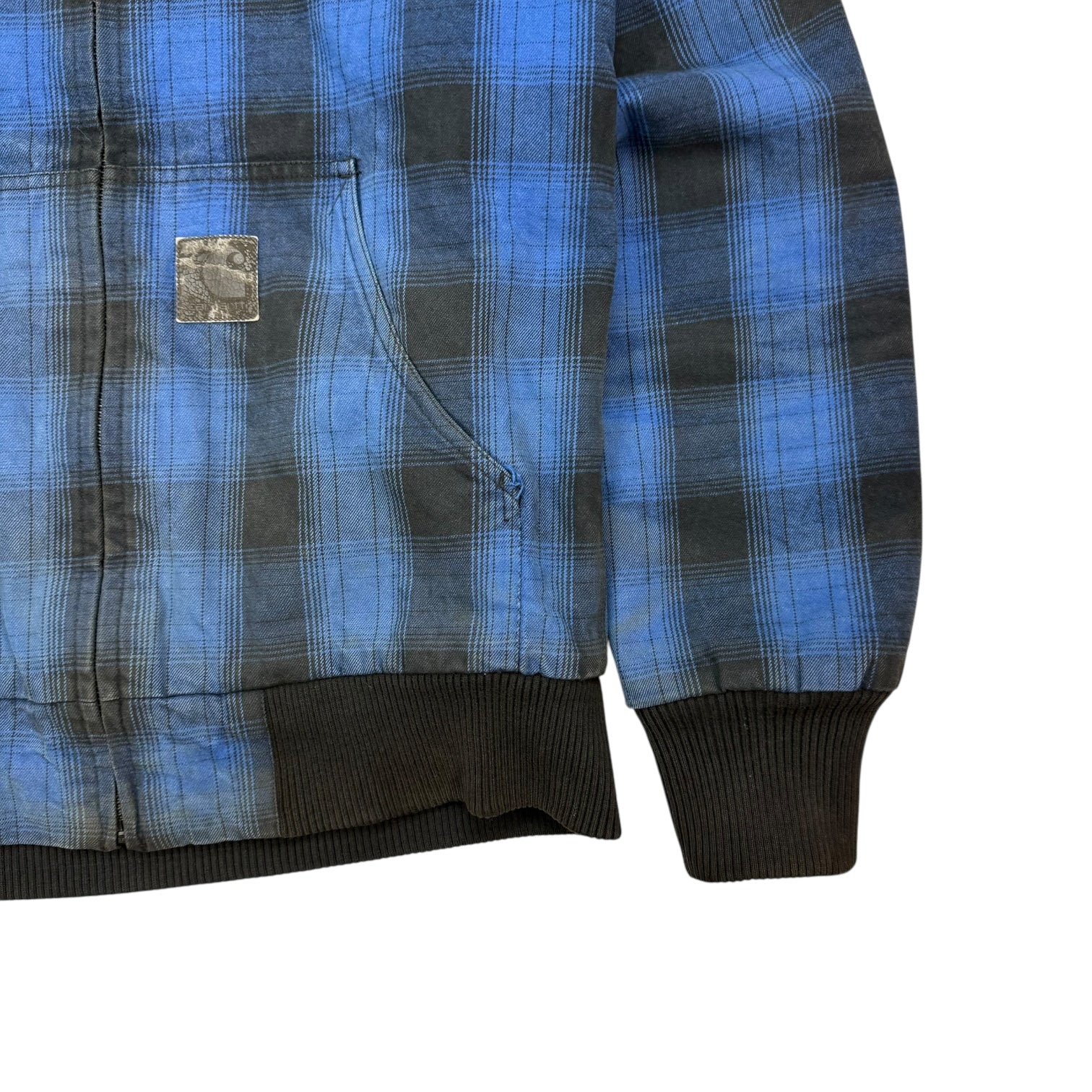 Vintage Carhartt Active Jacket Plaid Blue