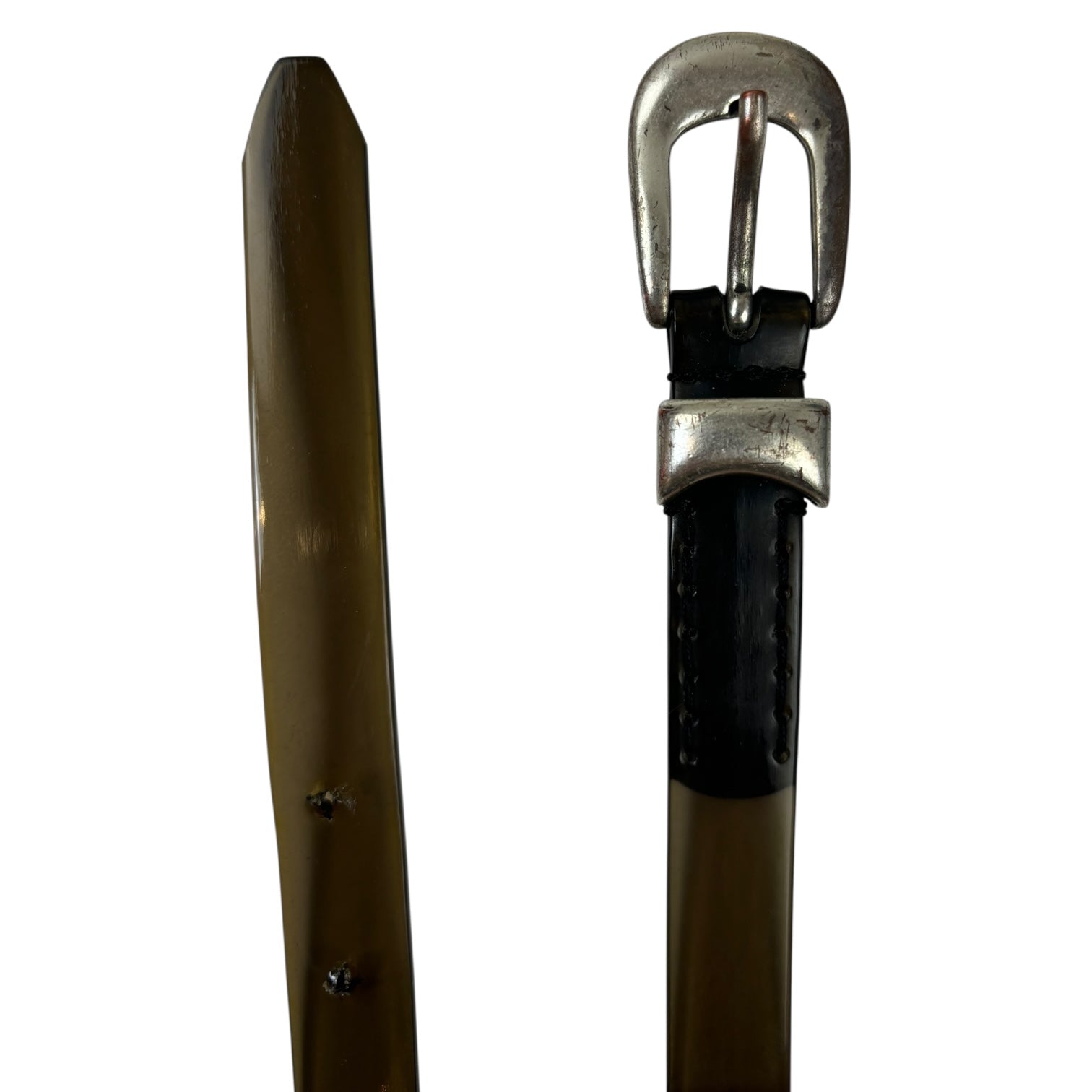 Our Legacy Translucent Rubber Belt Brown