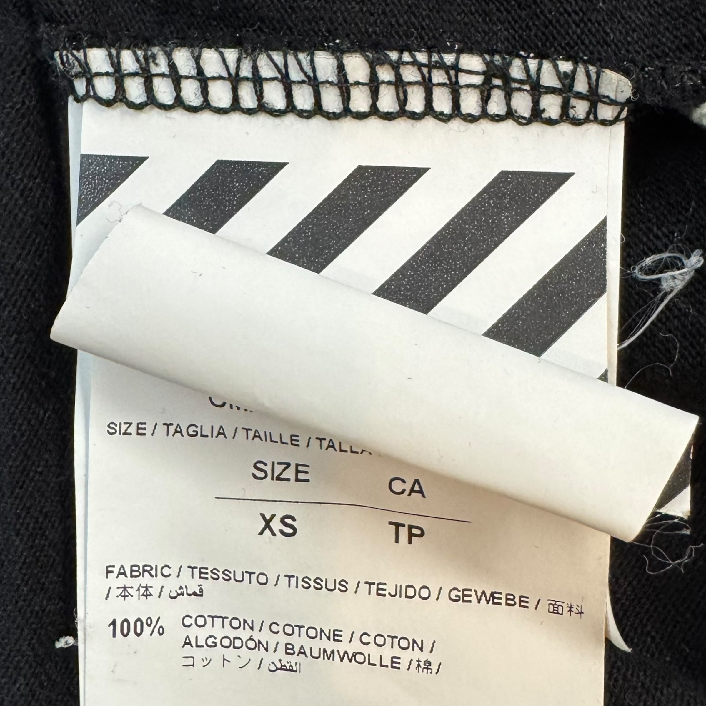 Off-White Galaxy Brushed Tee Black