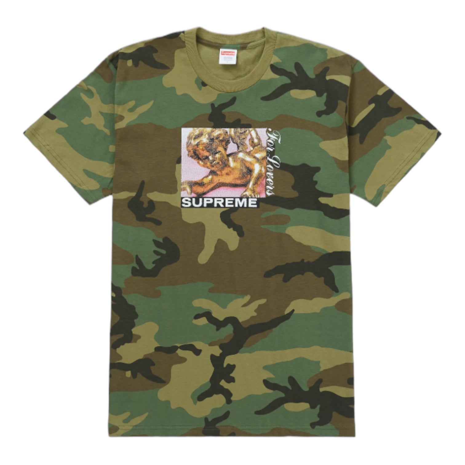 Supreme Lovers T-Shirt Woodland Camo