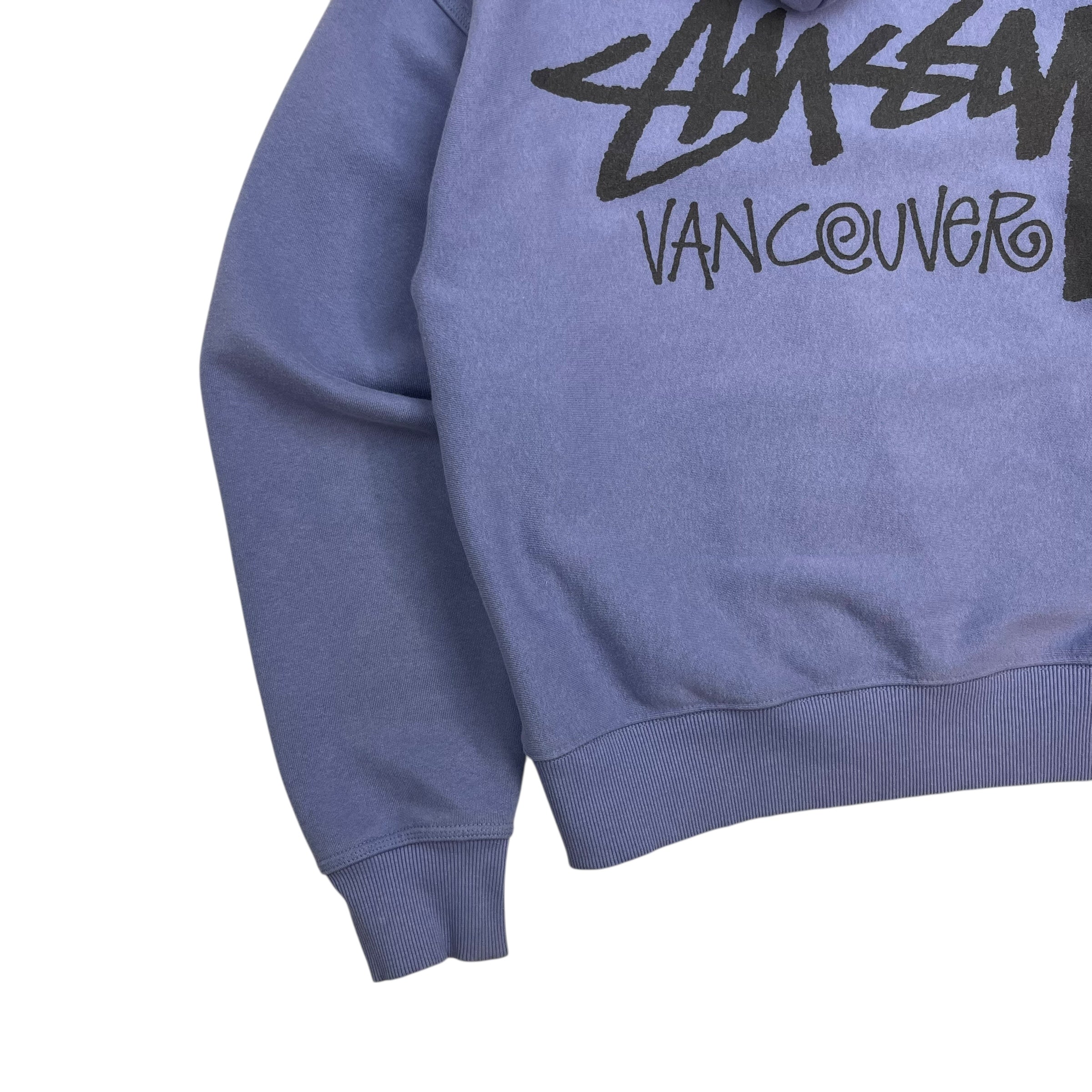 Stussy Vancouver Chapter Zip Up Hoodie Lavender Purple