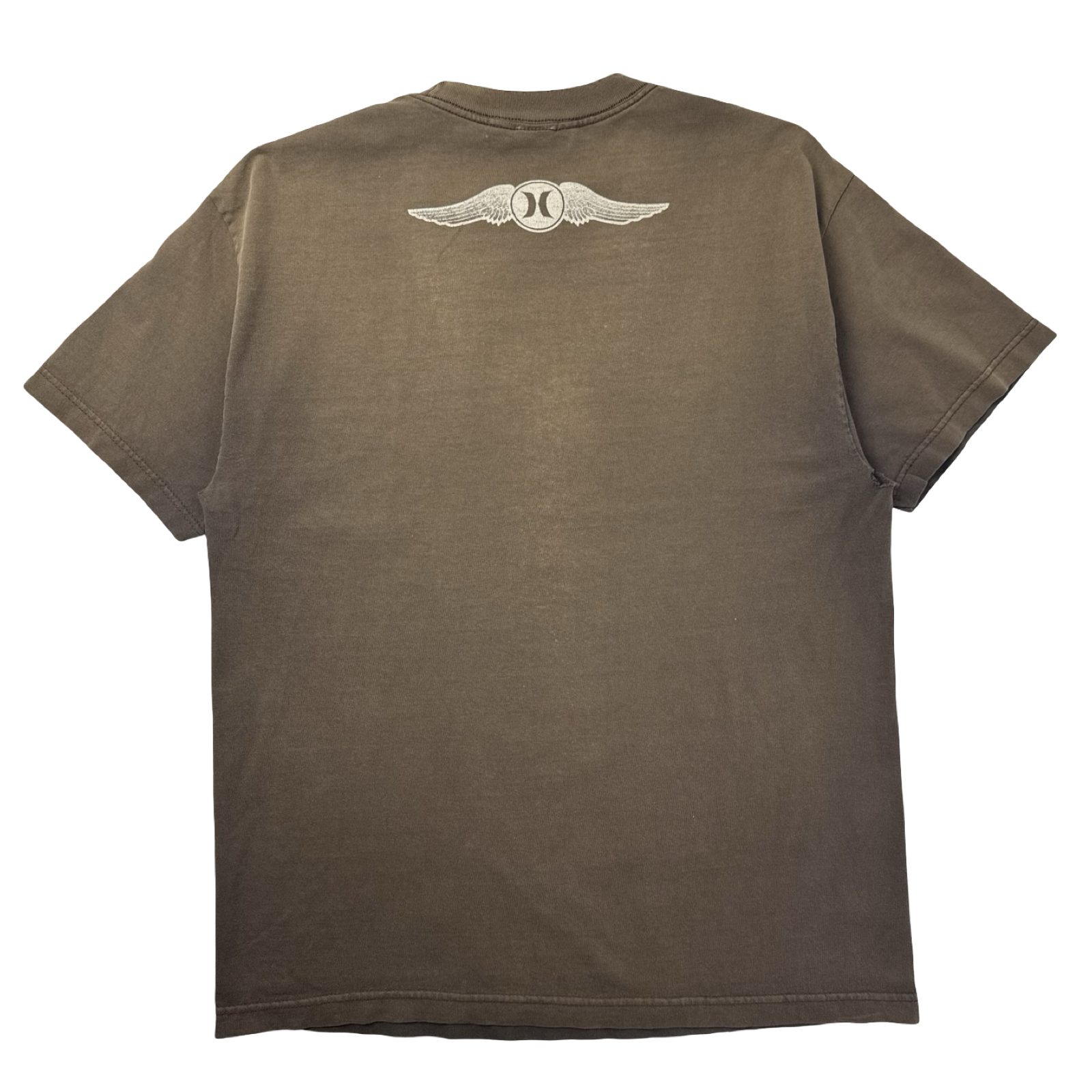 Vintage Y2K Hurley Surf Skate T-Shirt Brown