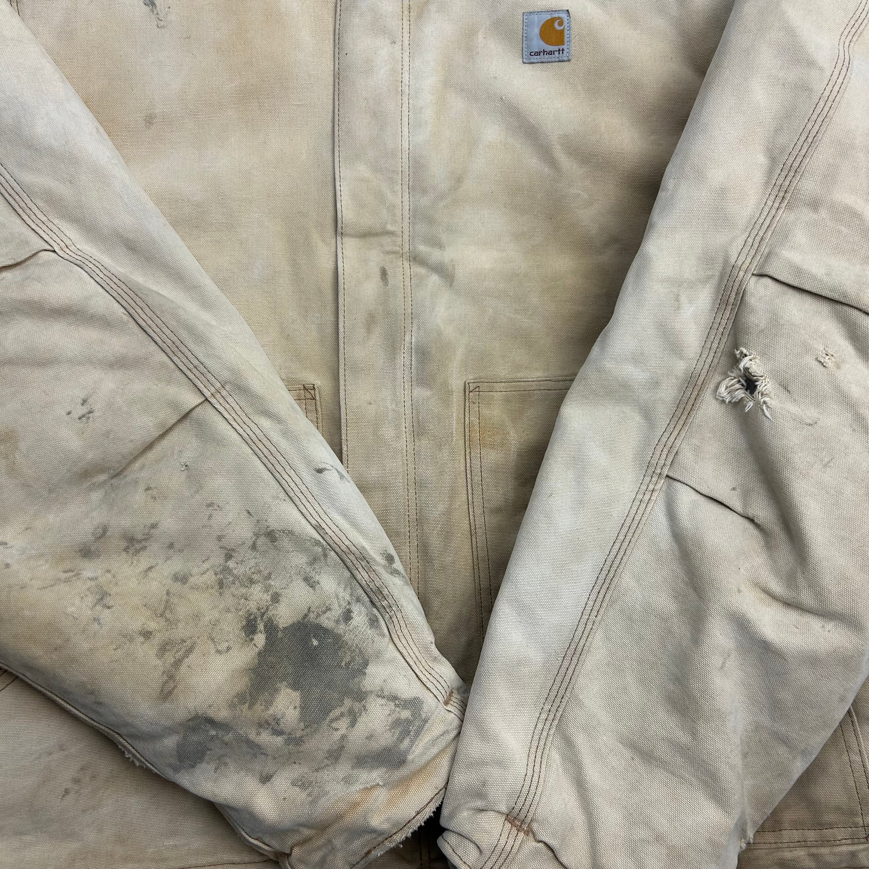 Vintage Carhartt Sun Faded Arctic Jacket Tan