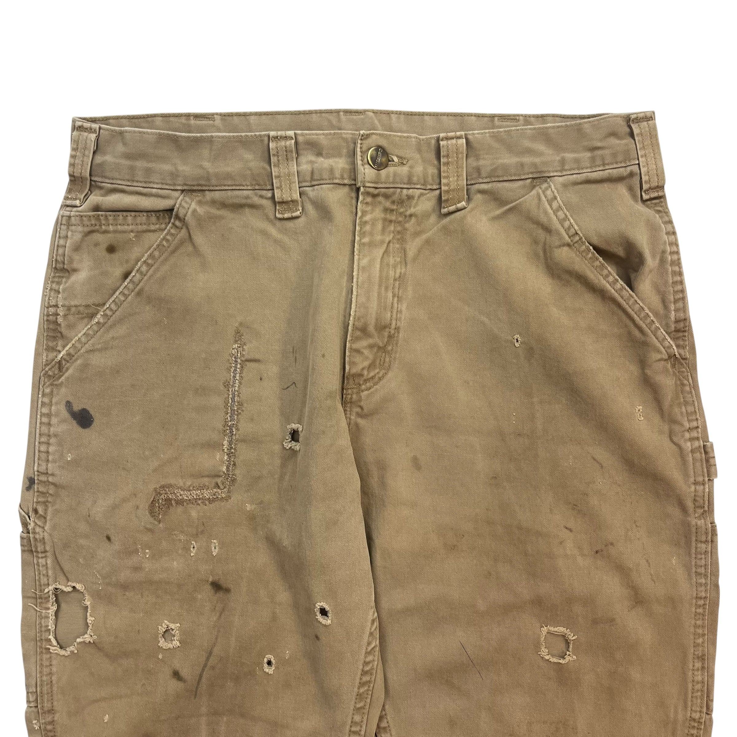 Vintage Carhartt Dungaree Pants Beige