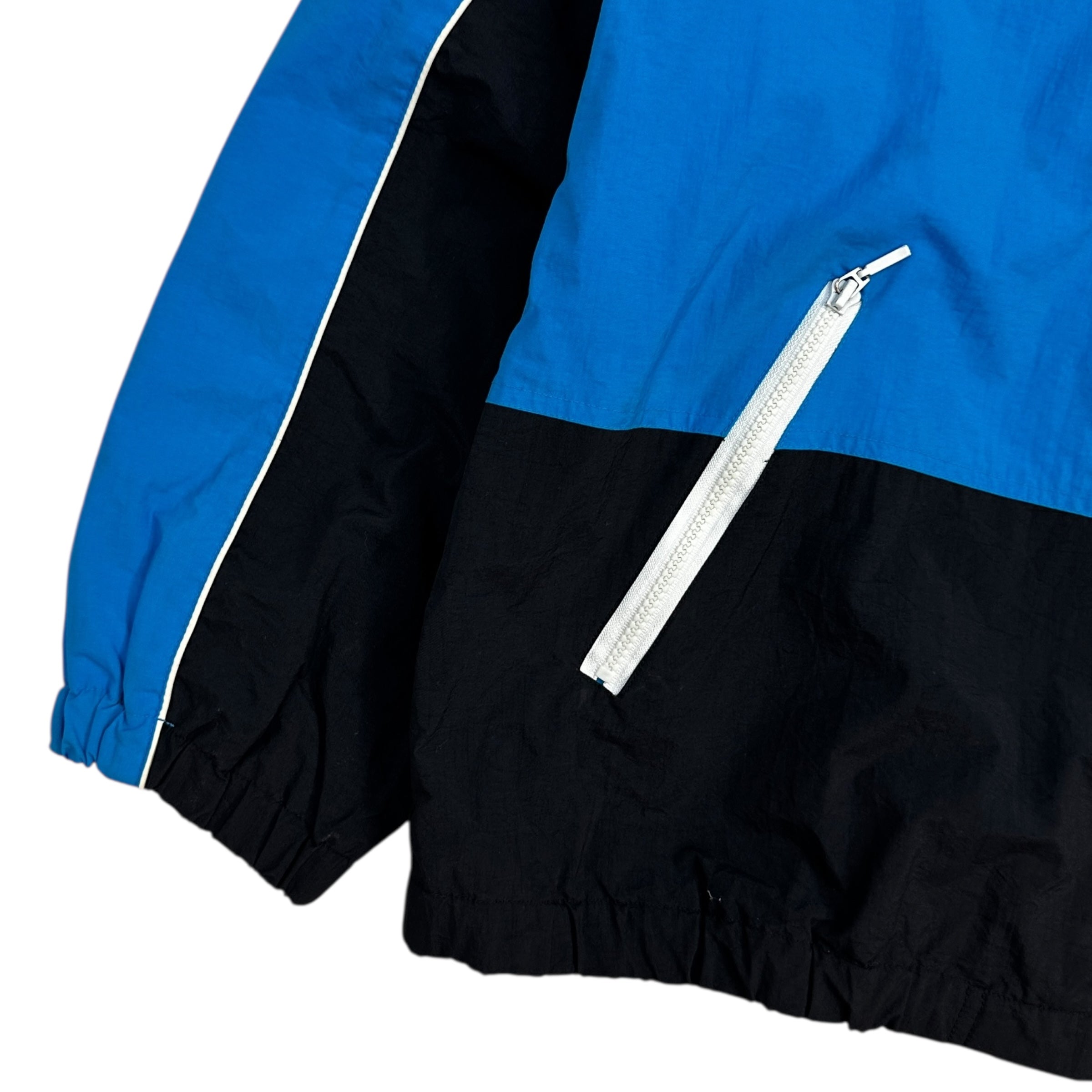 Vintage Carolina Panthers Logo Athletic Windbreaker Black/Blue