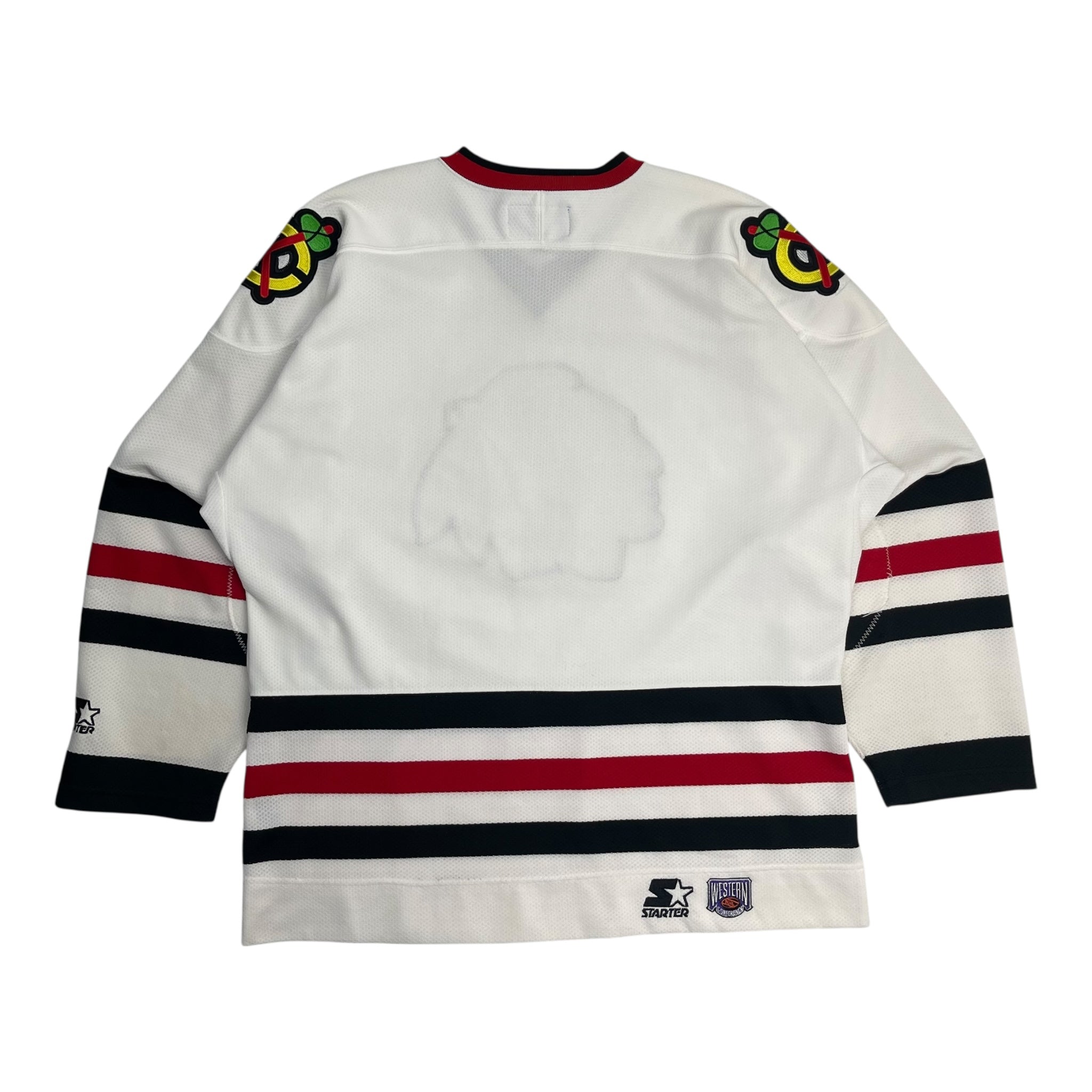 Vintage Chicago Blackhawks Starter Away Jersey White