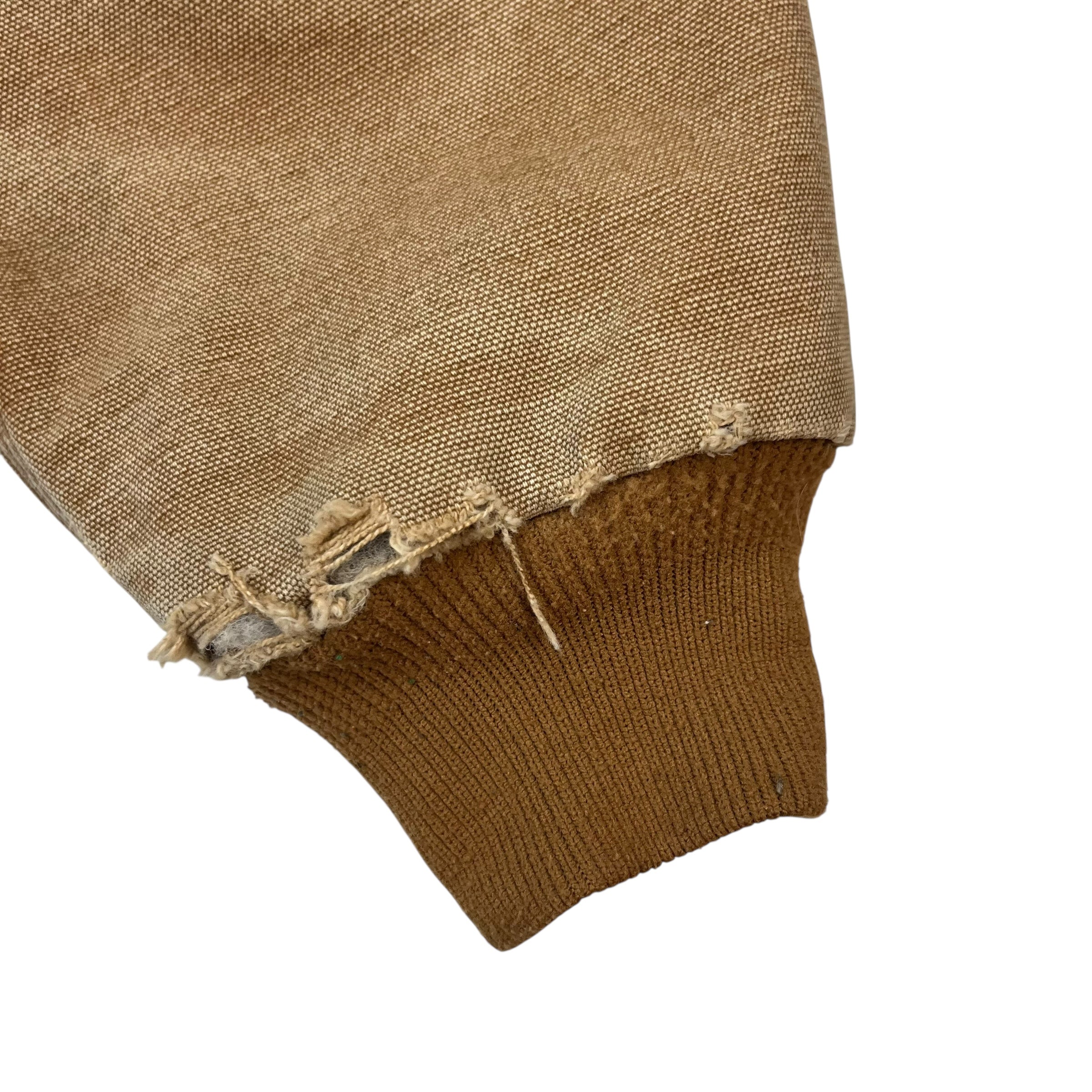 Vintage Carhartt Active Hooded Jacket Tan Brown