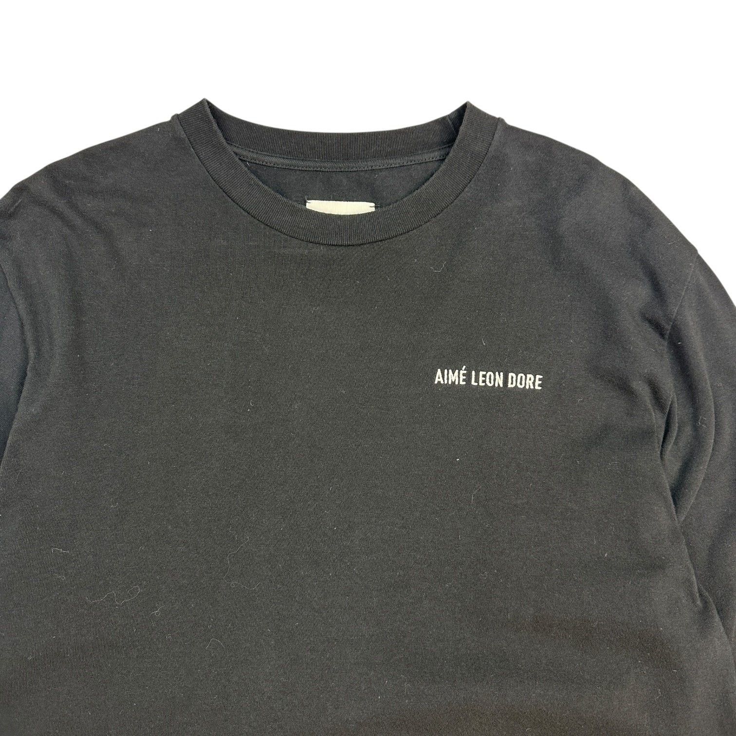 Aime Leon Dore Logo Long Sleeve Shirt Black