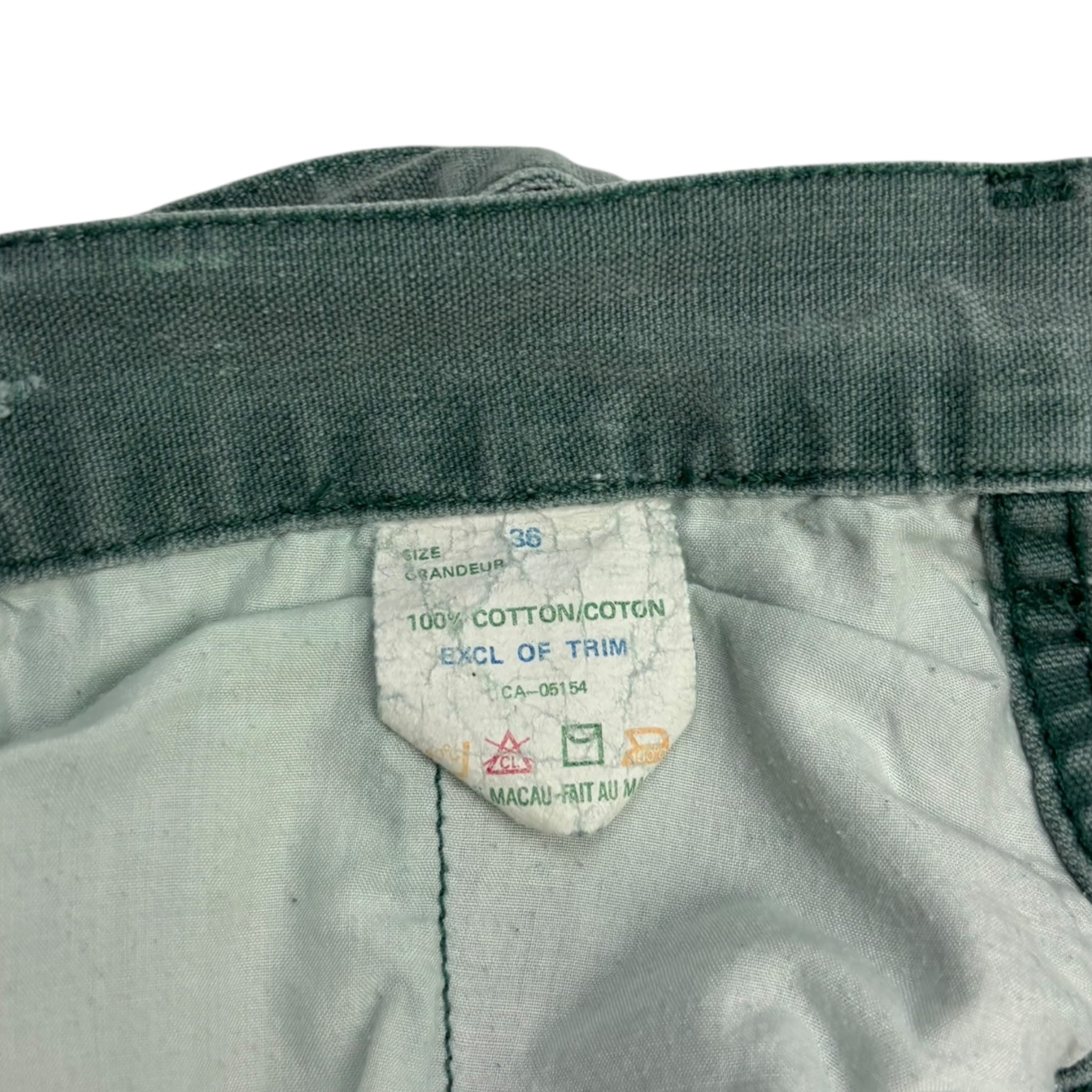 Vintage Lee Valley Canadian Hike Bottoms Washed Teal
