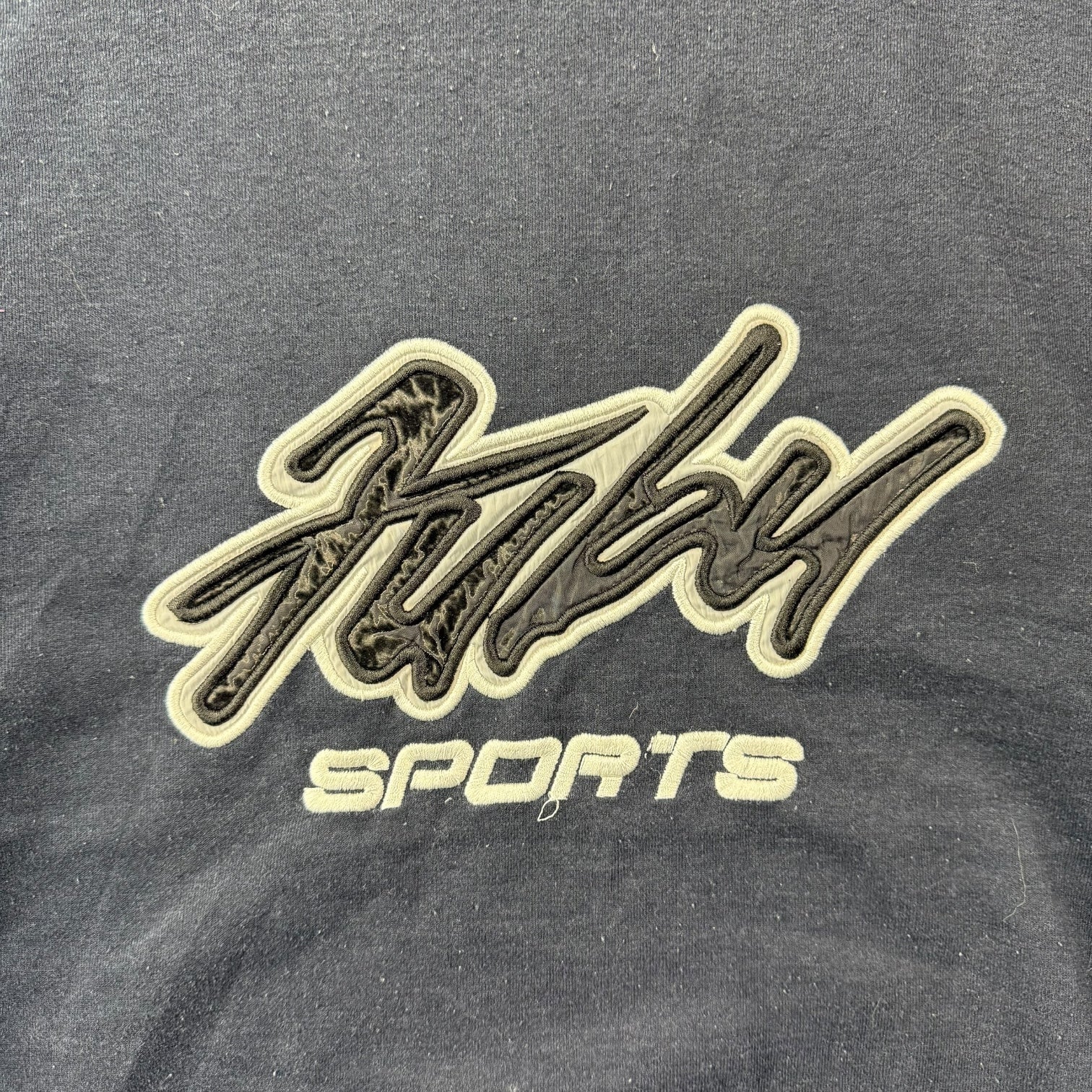 Vintage Y2K Fubu Sports Crewneck Navy Blue