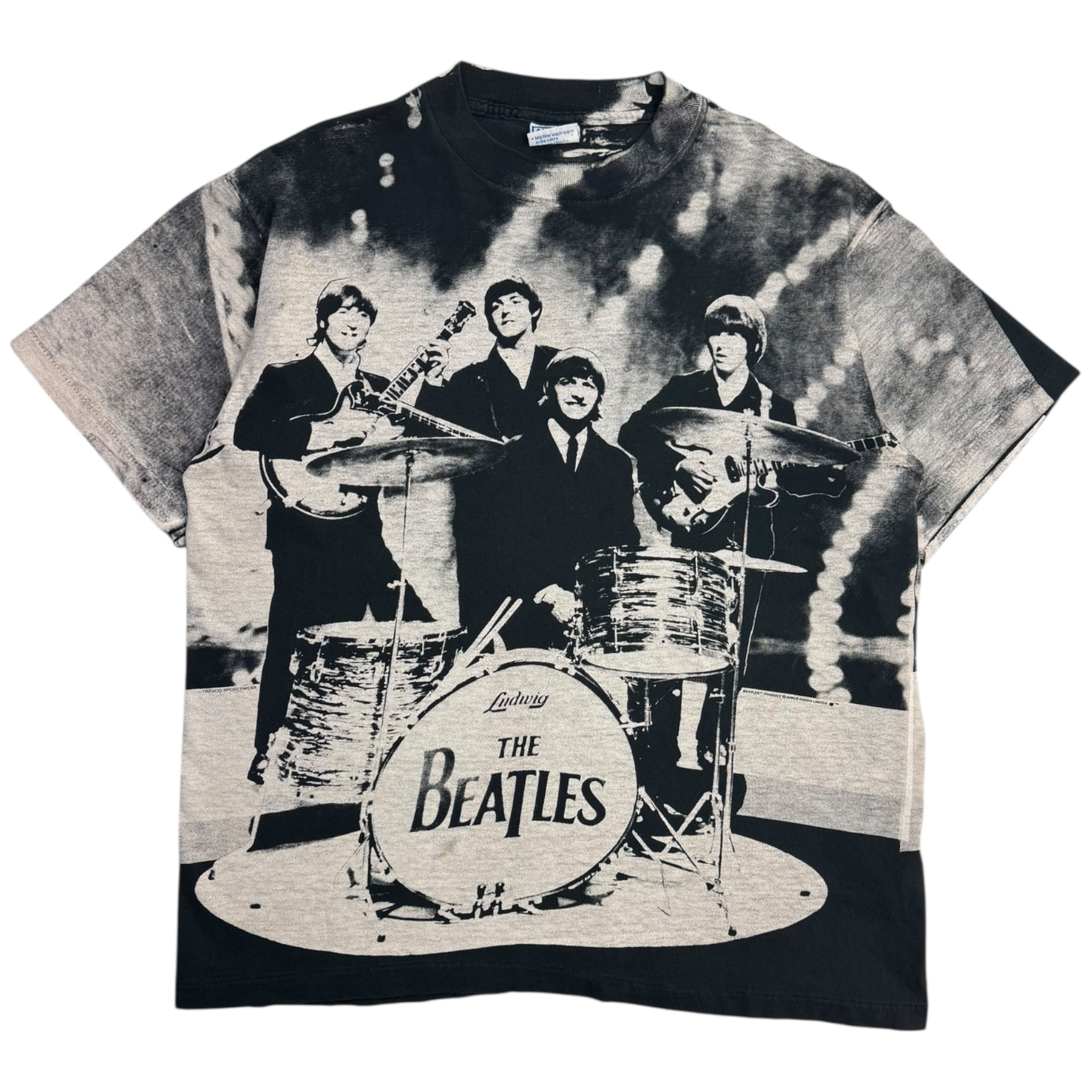 Vintage The Beatles All Over Print T-Shirt