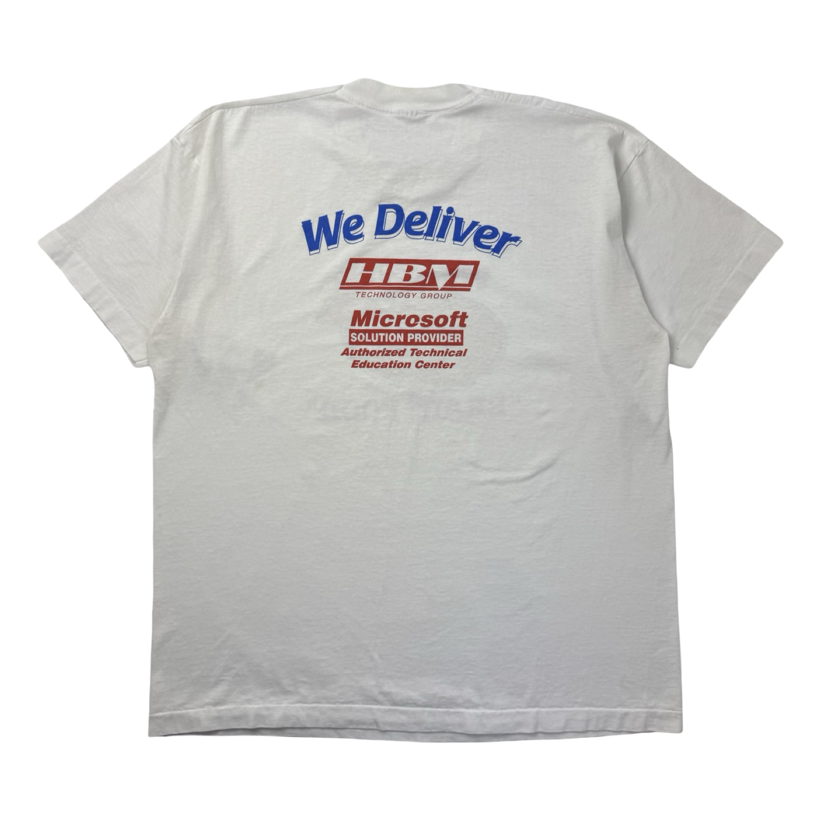 Vintage Microsoft We Deliver “Brain Food” Technology T-Shirt