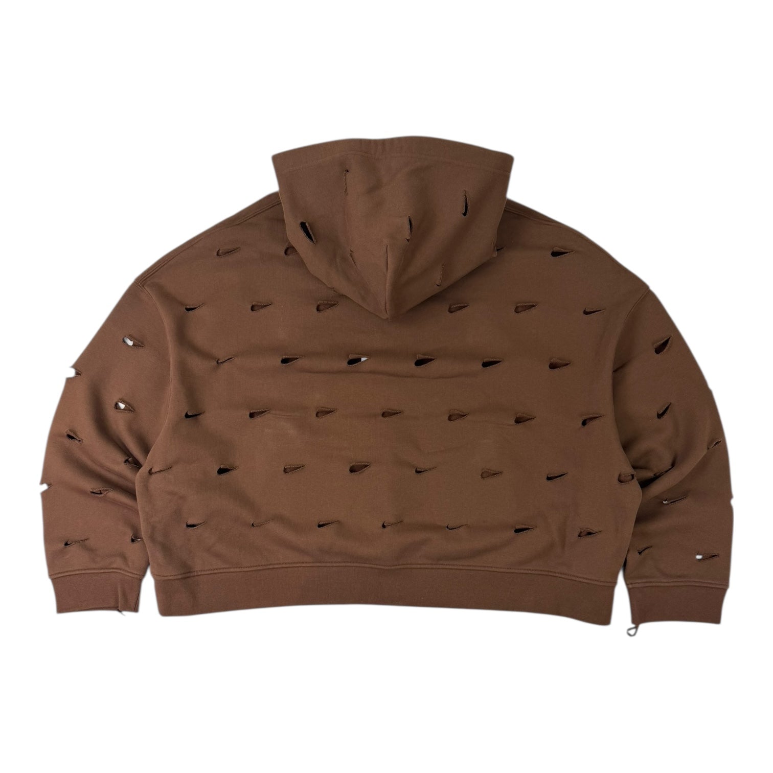 Nike x Jacquemus Swoosh Hoodie Brown