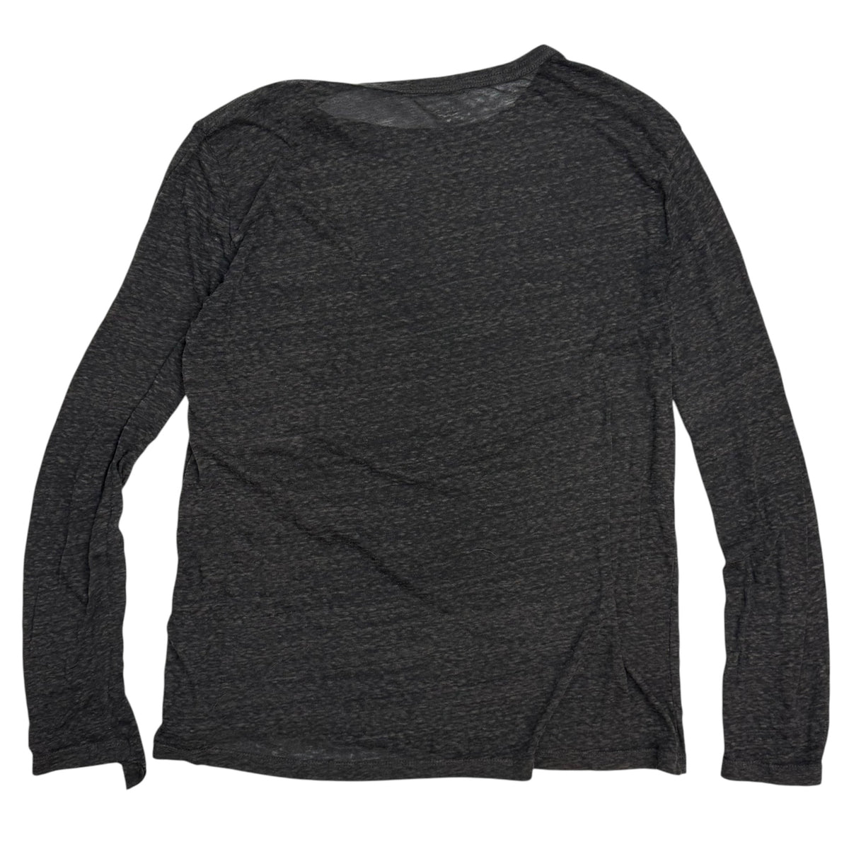 (W) T By Alexander Wang Sheer Longsleeve Heather Charcoal