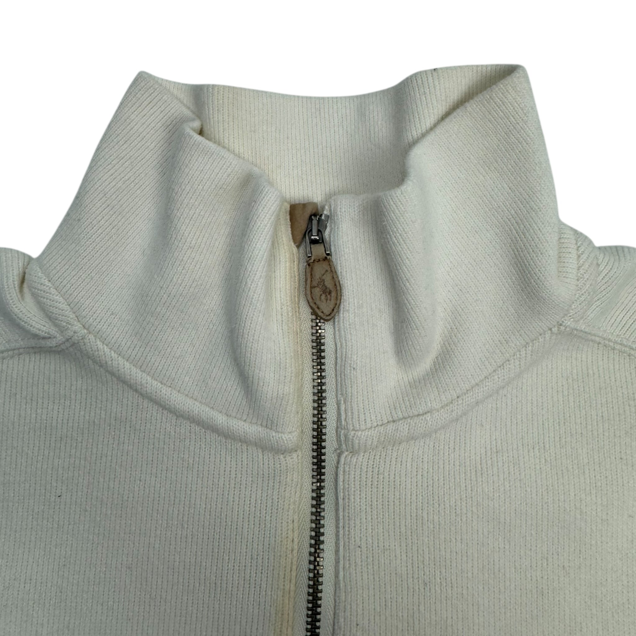 Vintage Polo Ralph Lauren Cream 1/4 Zip Sweater
