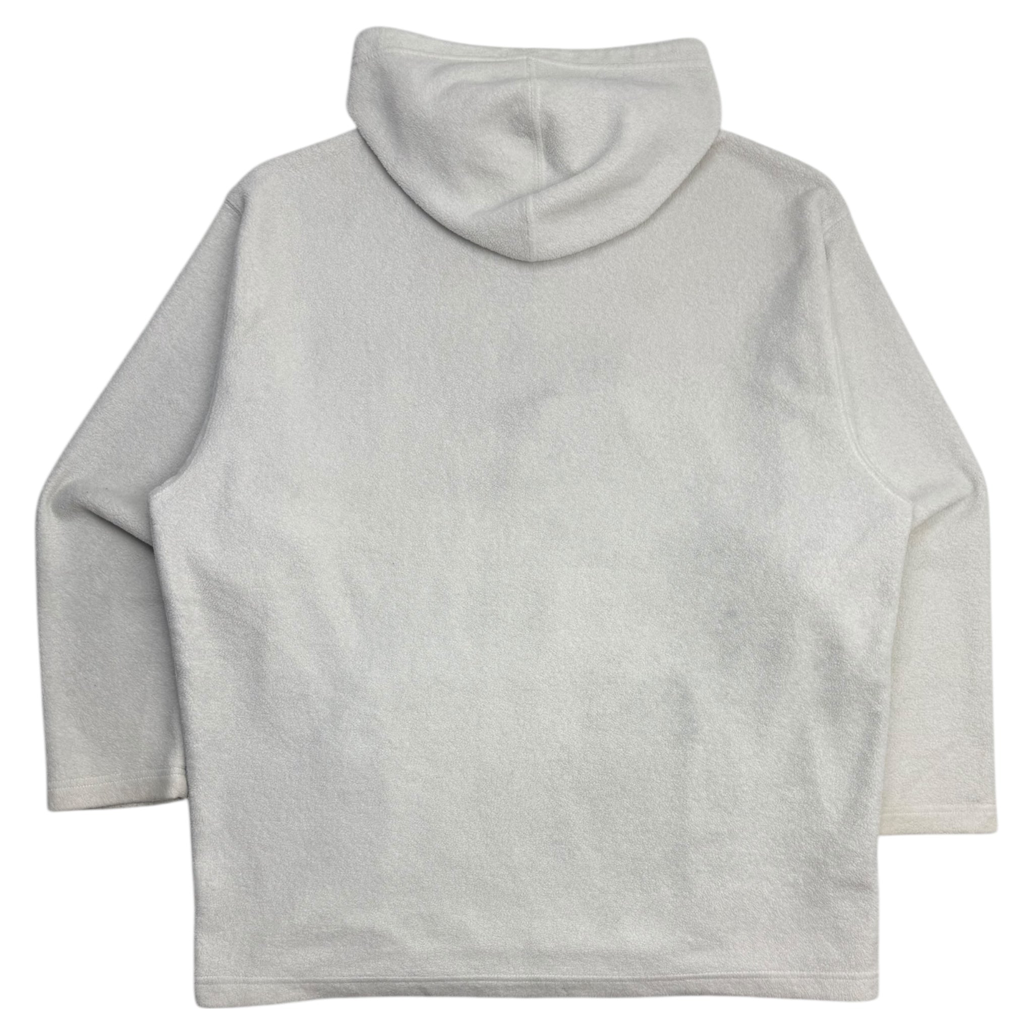 Vintage Nike Spellout Fleece Hoodie White