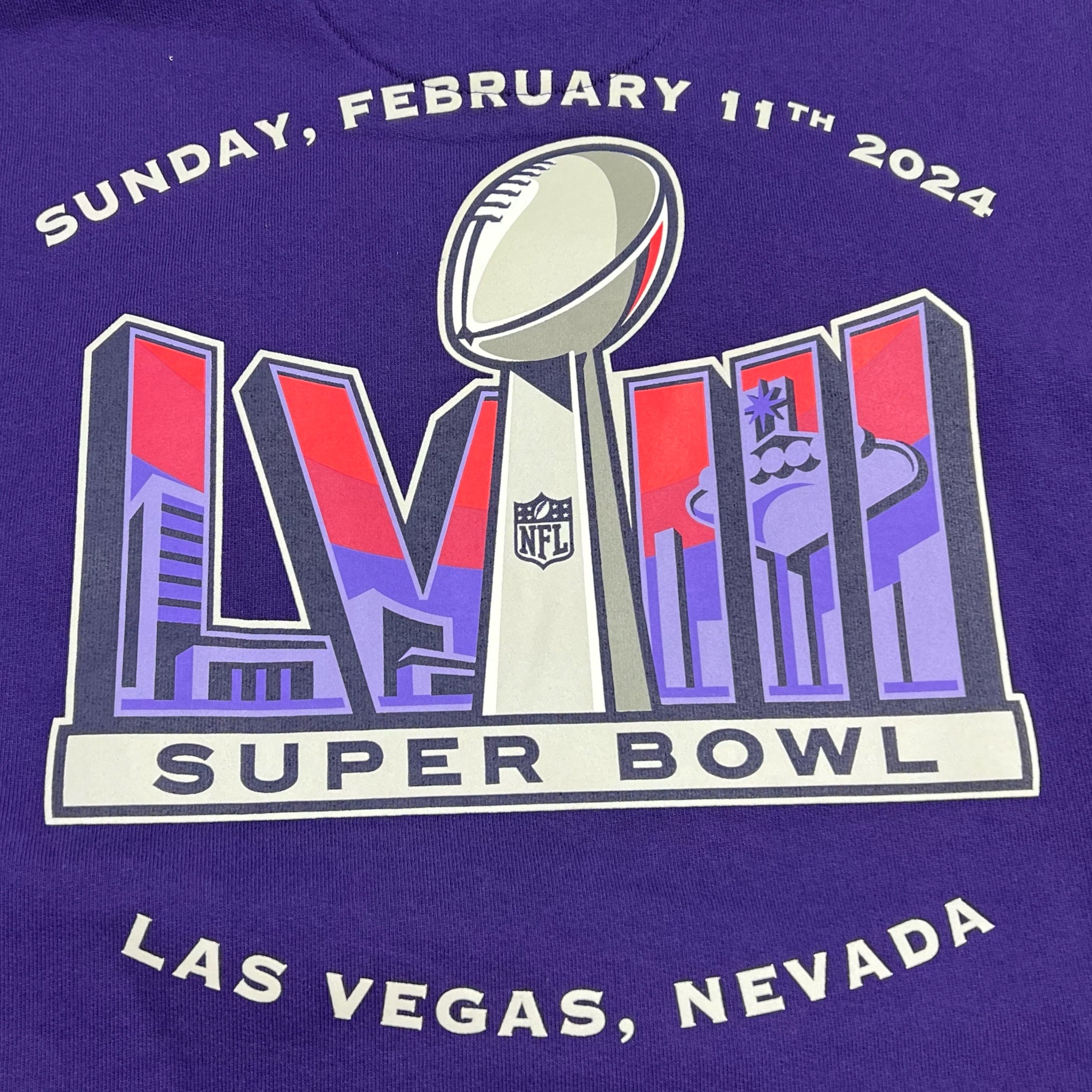 OVO Las Vegas SuperBowl 2024 Hoodie Purple