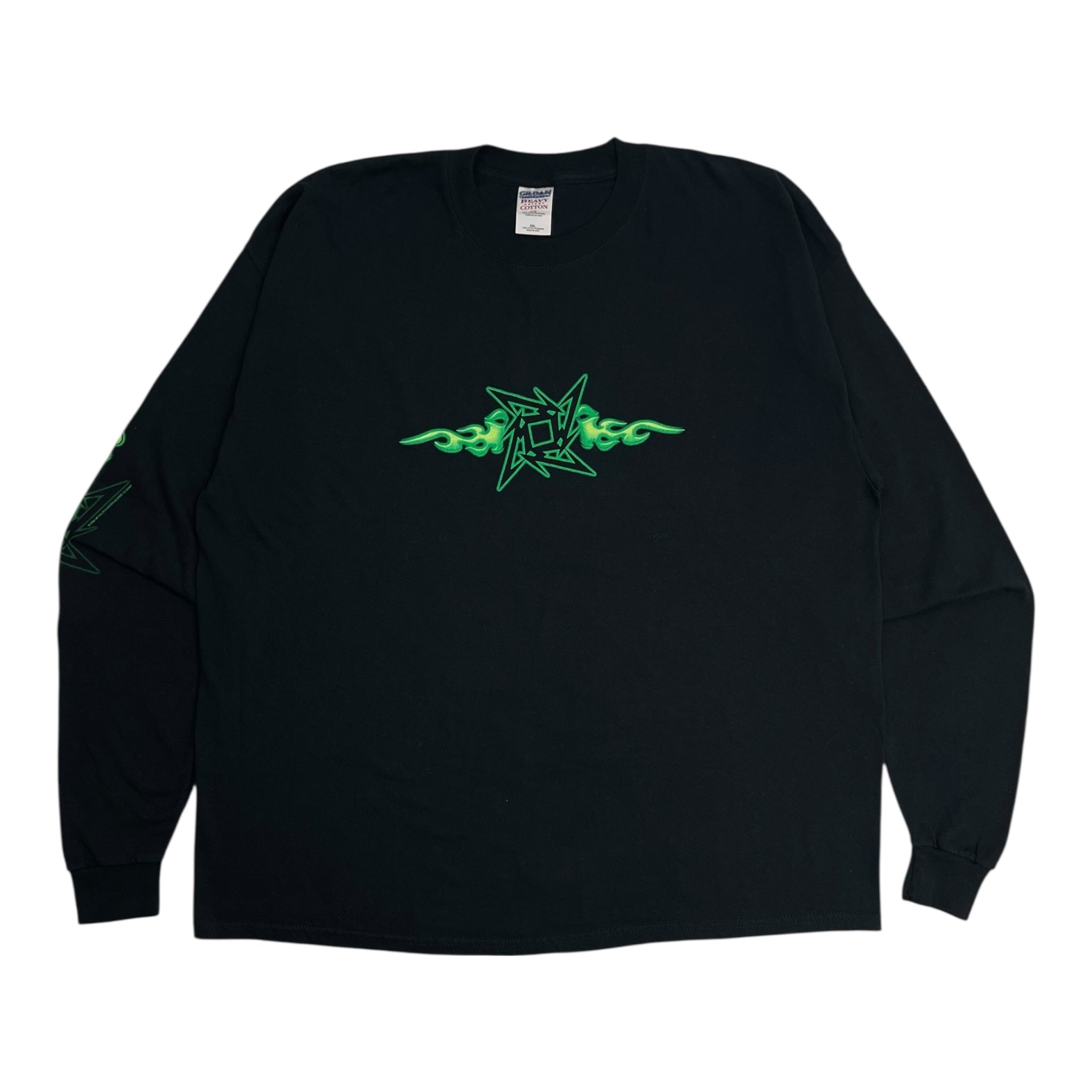 2002 Metallica Y2K Style Logo Longsleeve T-Shirt Black